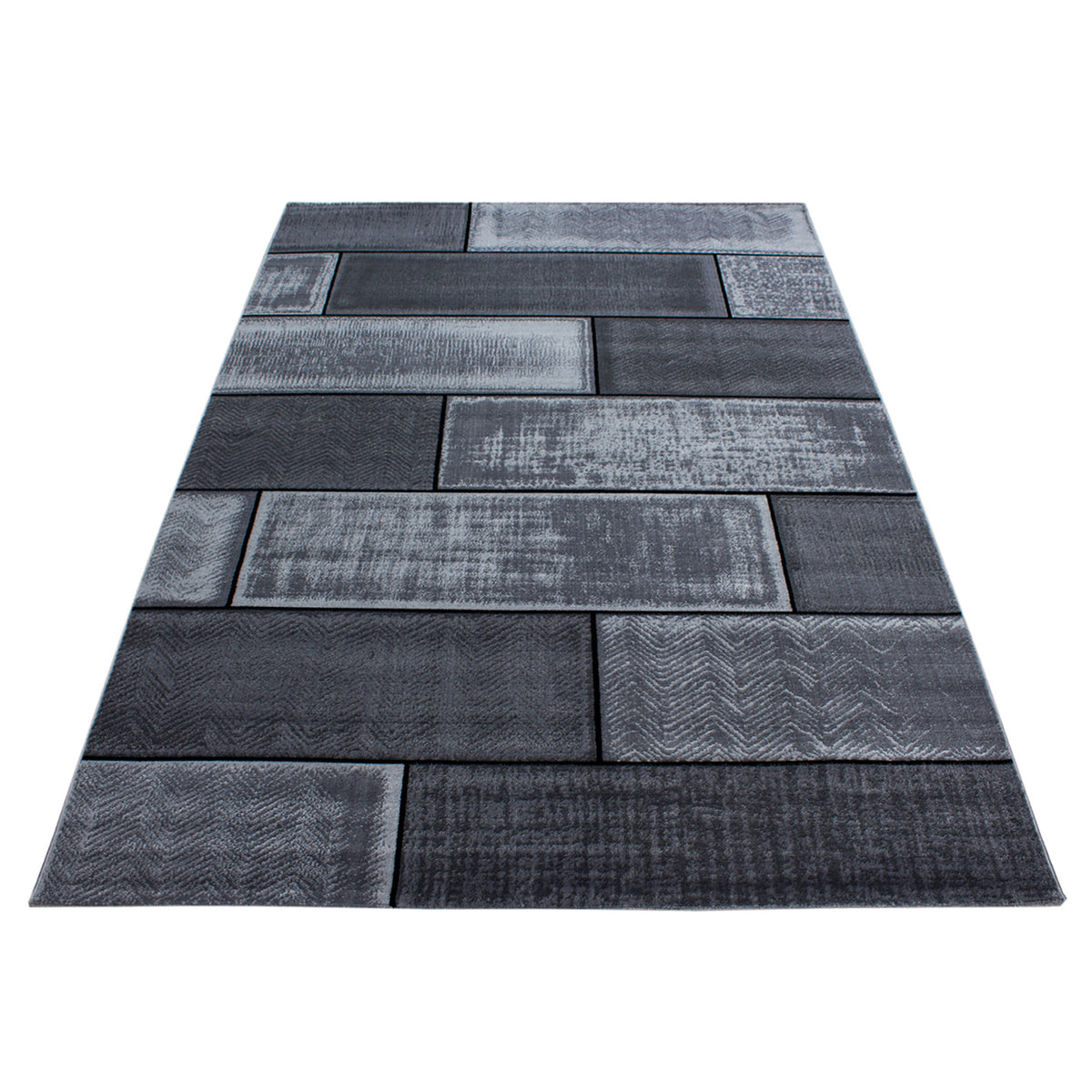 Design 8007 Schwarz Rechteckig