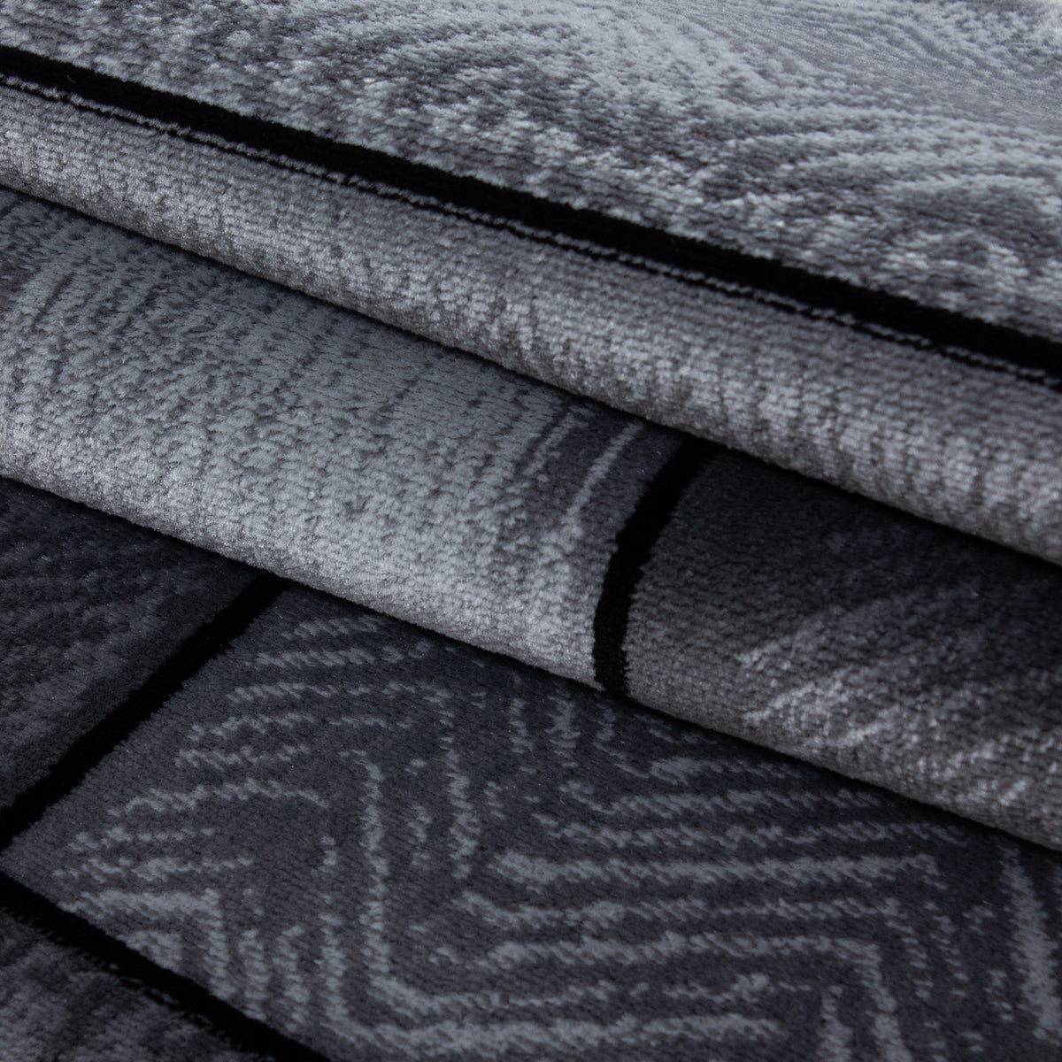 Design 8007 Schwarz Rechteckig