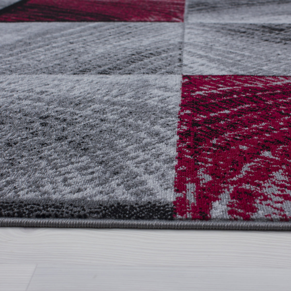 Design 8003 Rot Rechteckig