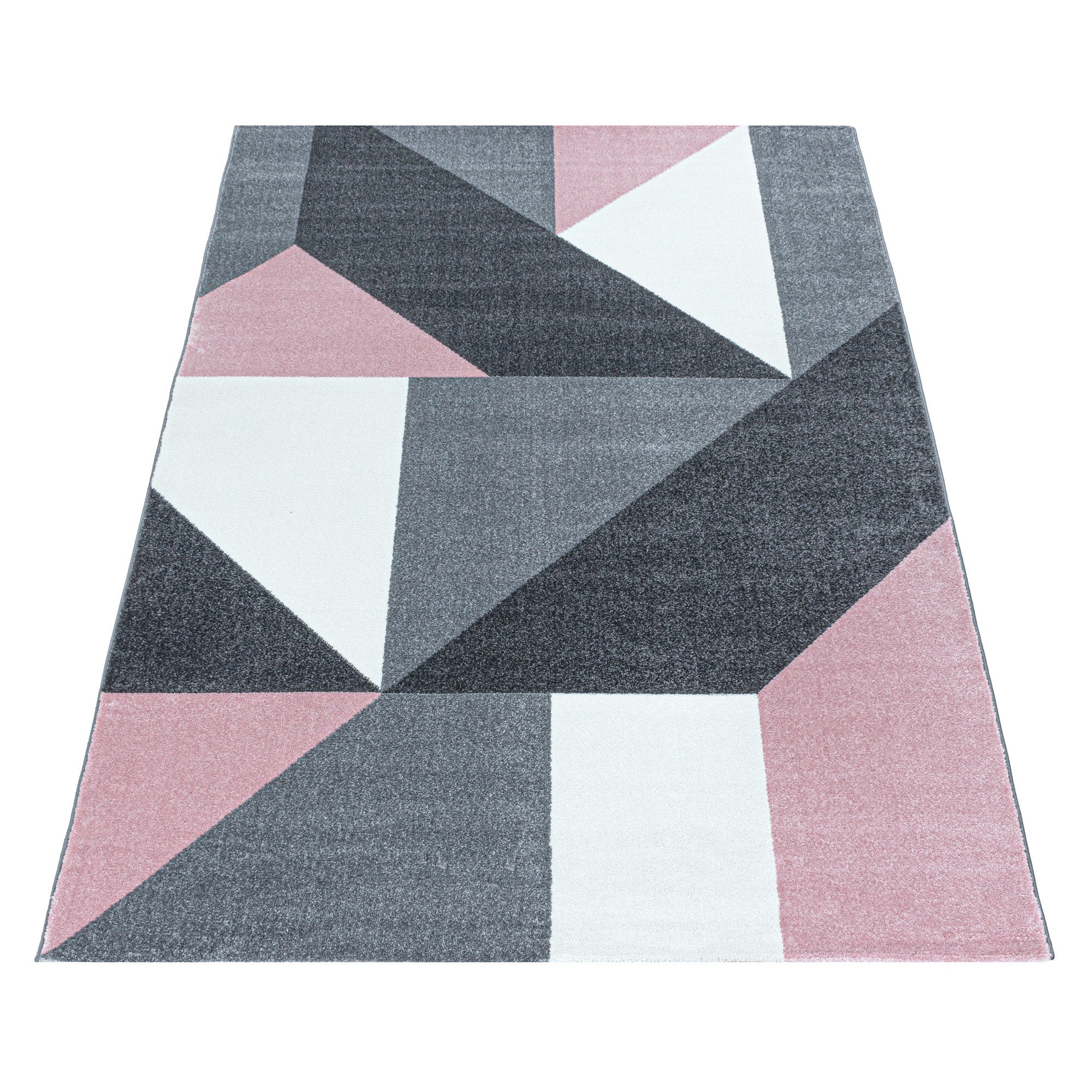 Kurzflor-Teppich fürs Wohnzimmer im moderen Stil