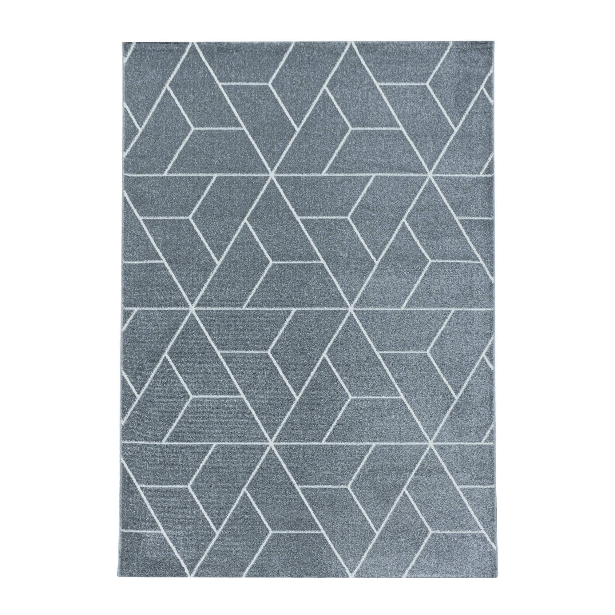 Kurzflor-Teppich im geometrisches Design modern