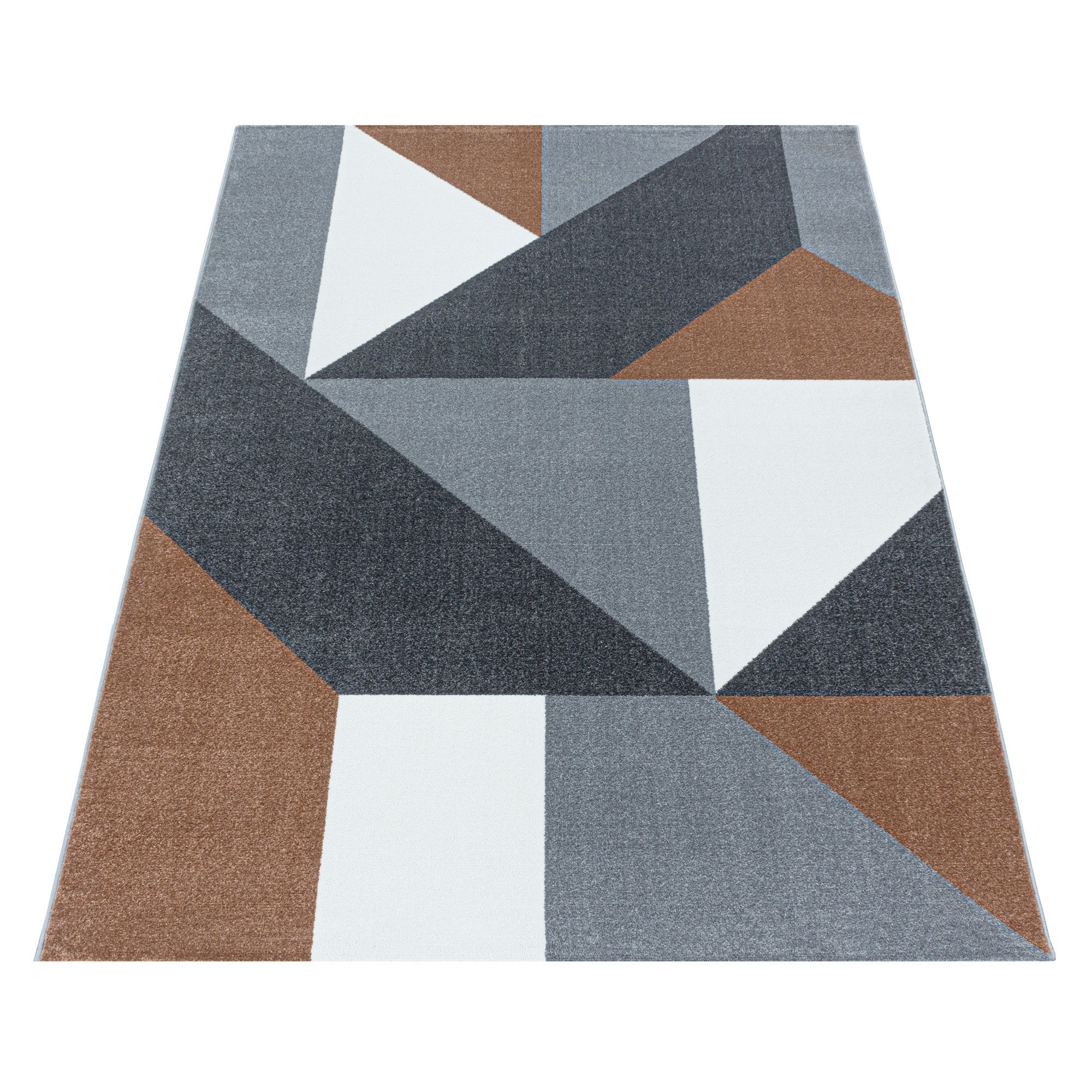 Kurzflor-Teppich fürs Wohnzimmer im moderen Stil