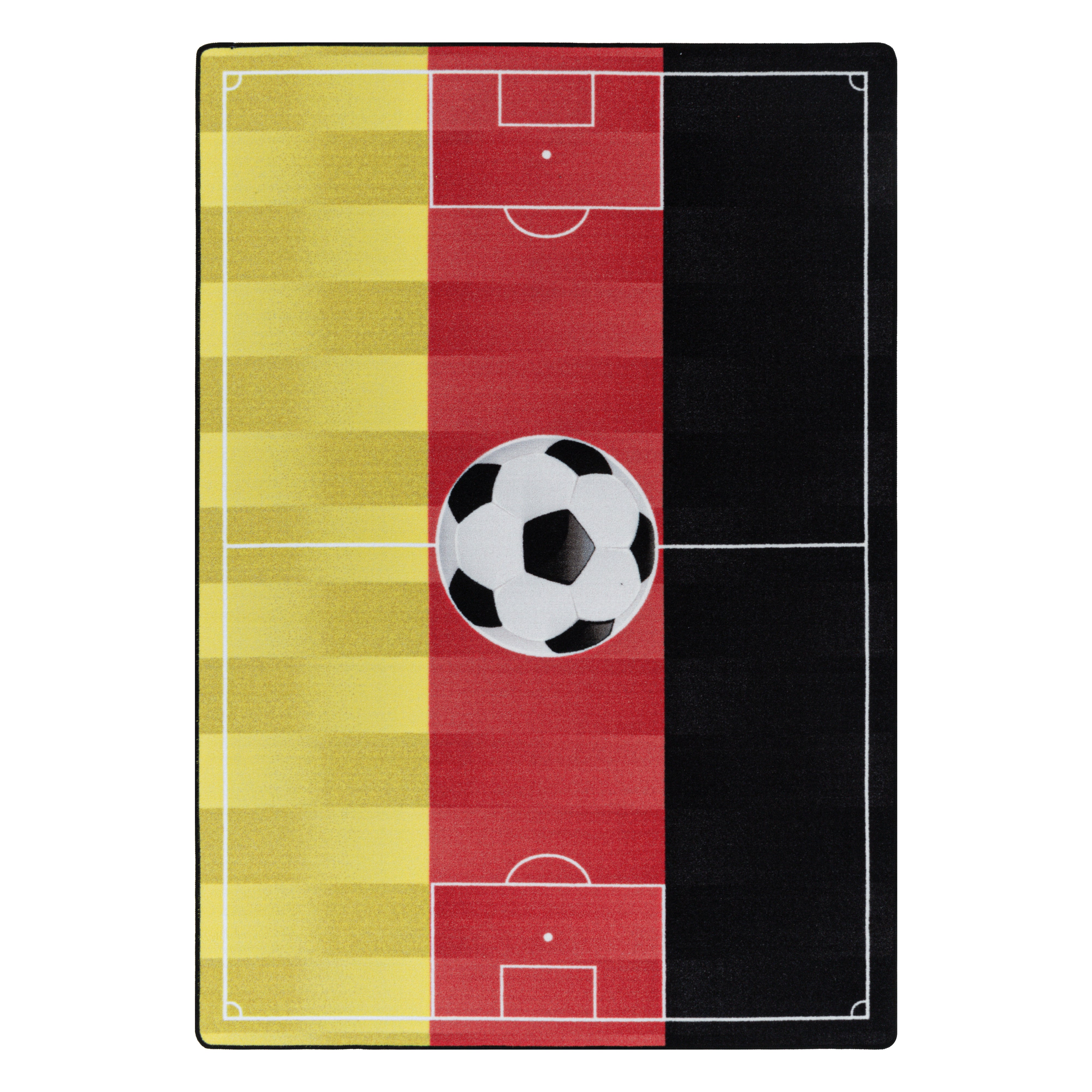 Kinder-Teppich Fußball Deutschland Design