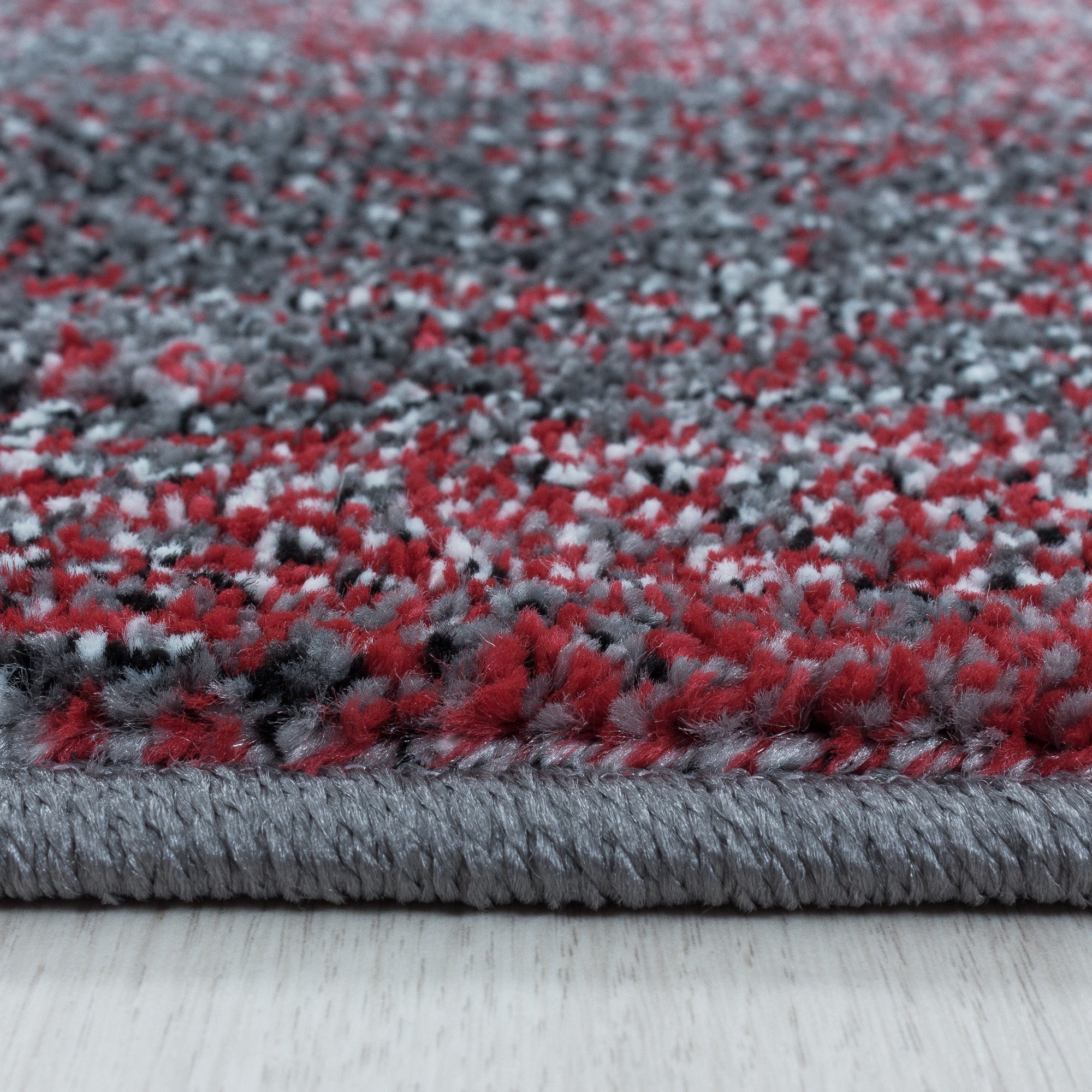 Kurzflor-Teppich im modernen abstrakten Wellen Stil