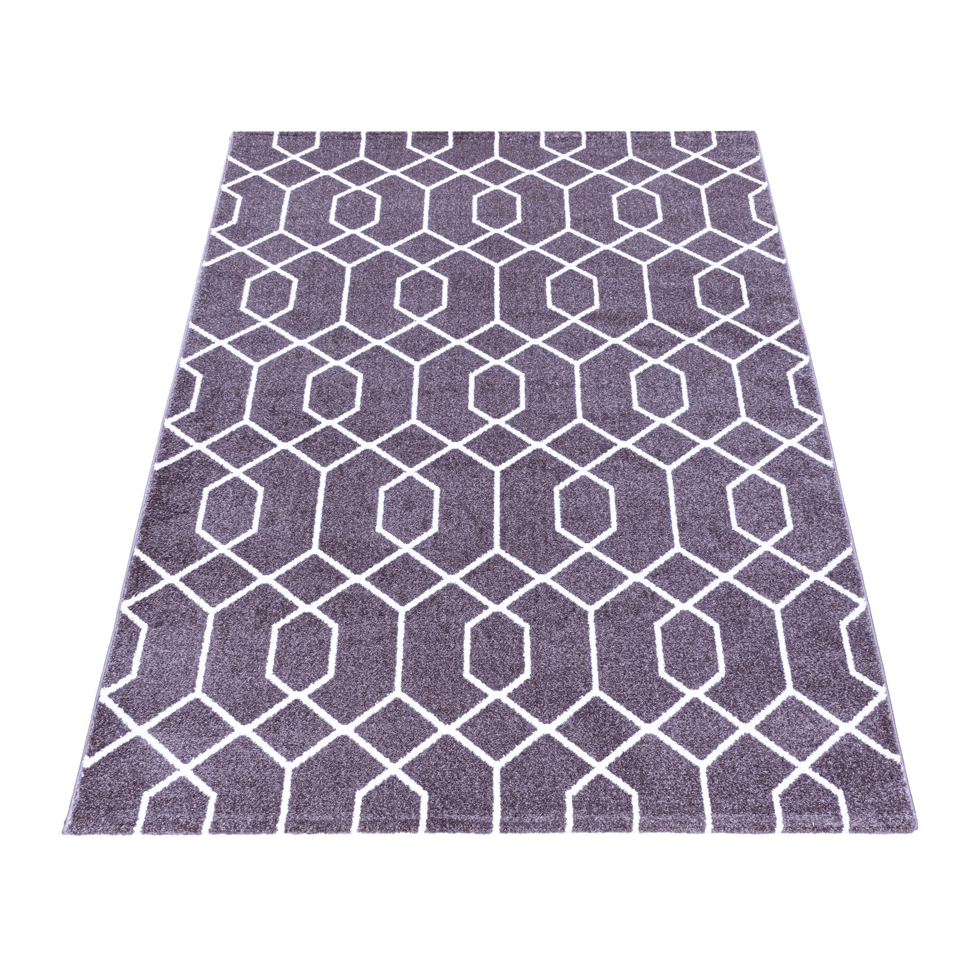 Kurzflor-Teppich lebhaftes geometrisches Design