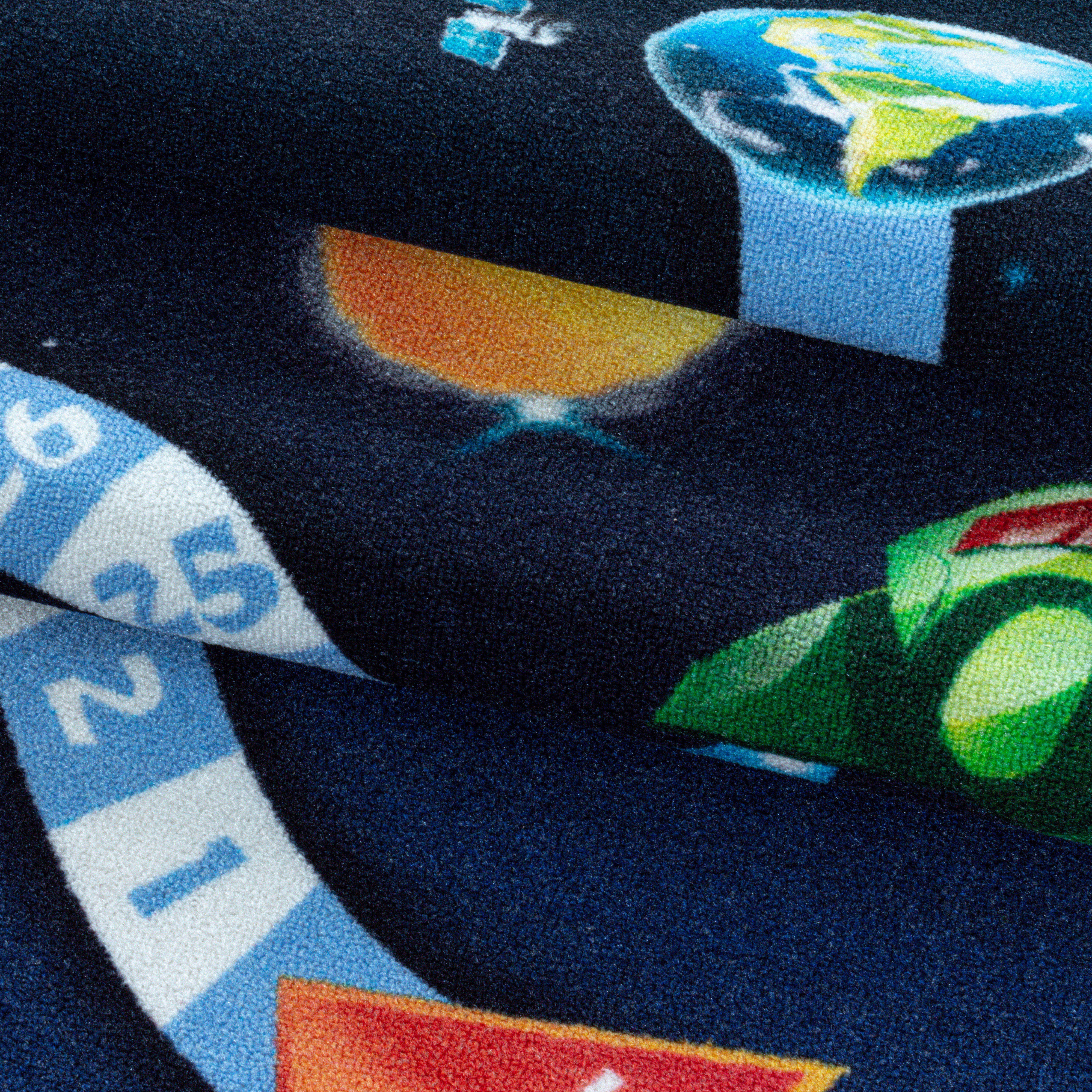 Kinder-Teppich Weltraum Design