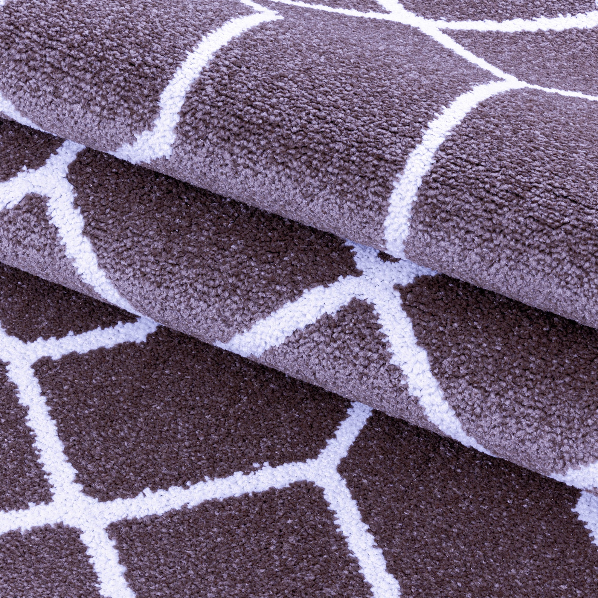 Kurzflor-Teppich lebhaftes geometrisches Design