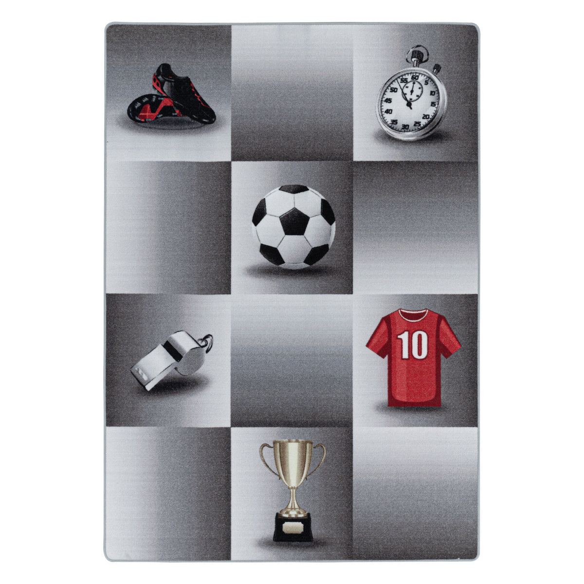 Kinderteppich PLAY – Fußballmotiv