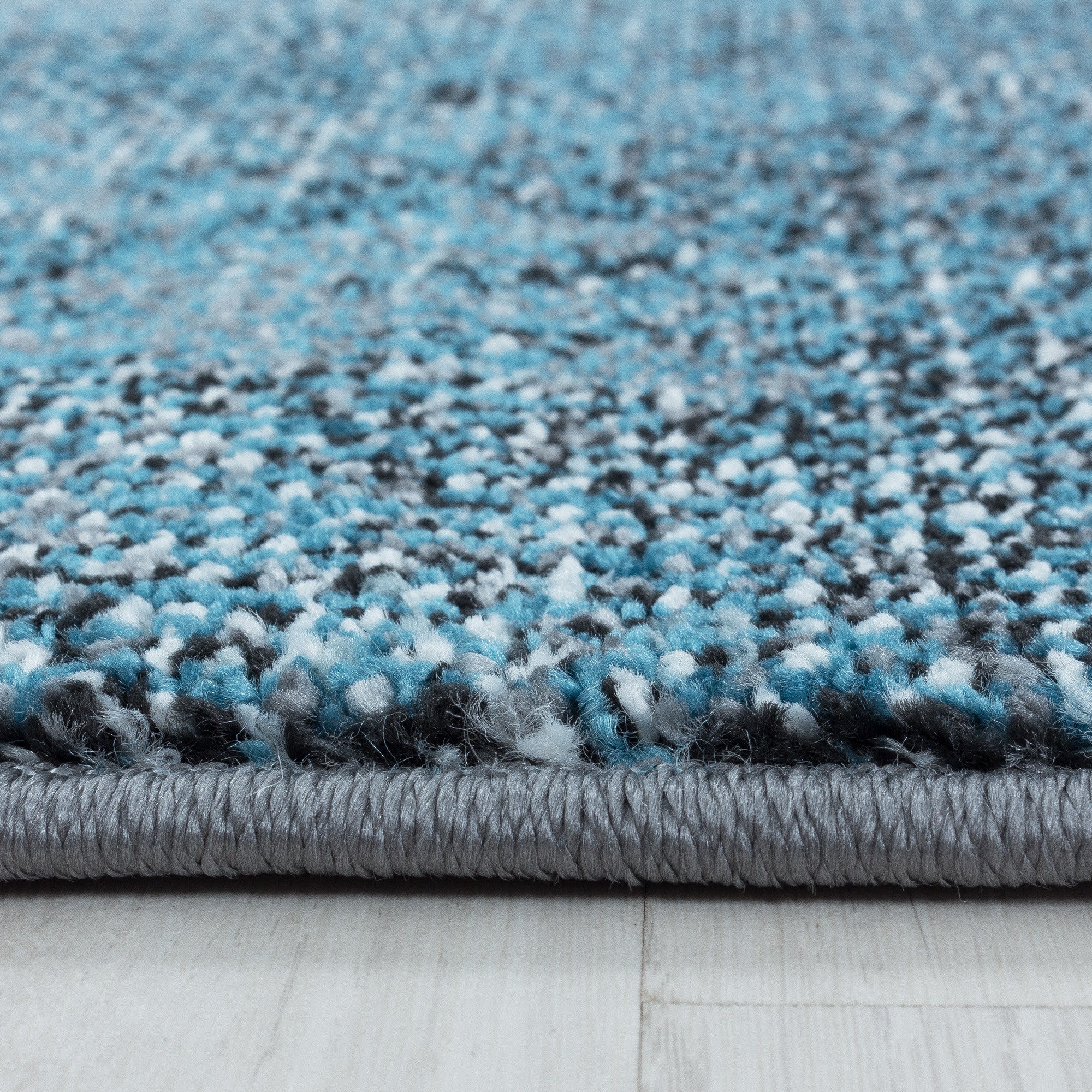 Kurzflor-Teppich im modernen abstrakten Wellen Stil