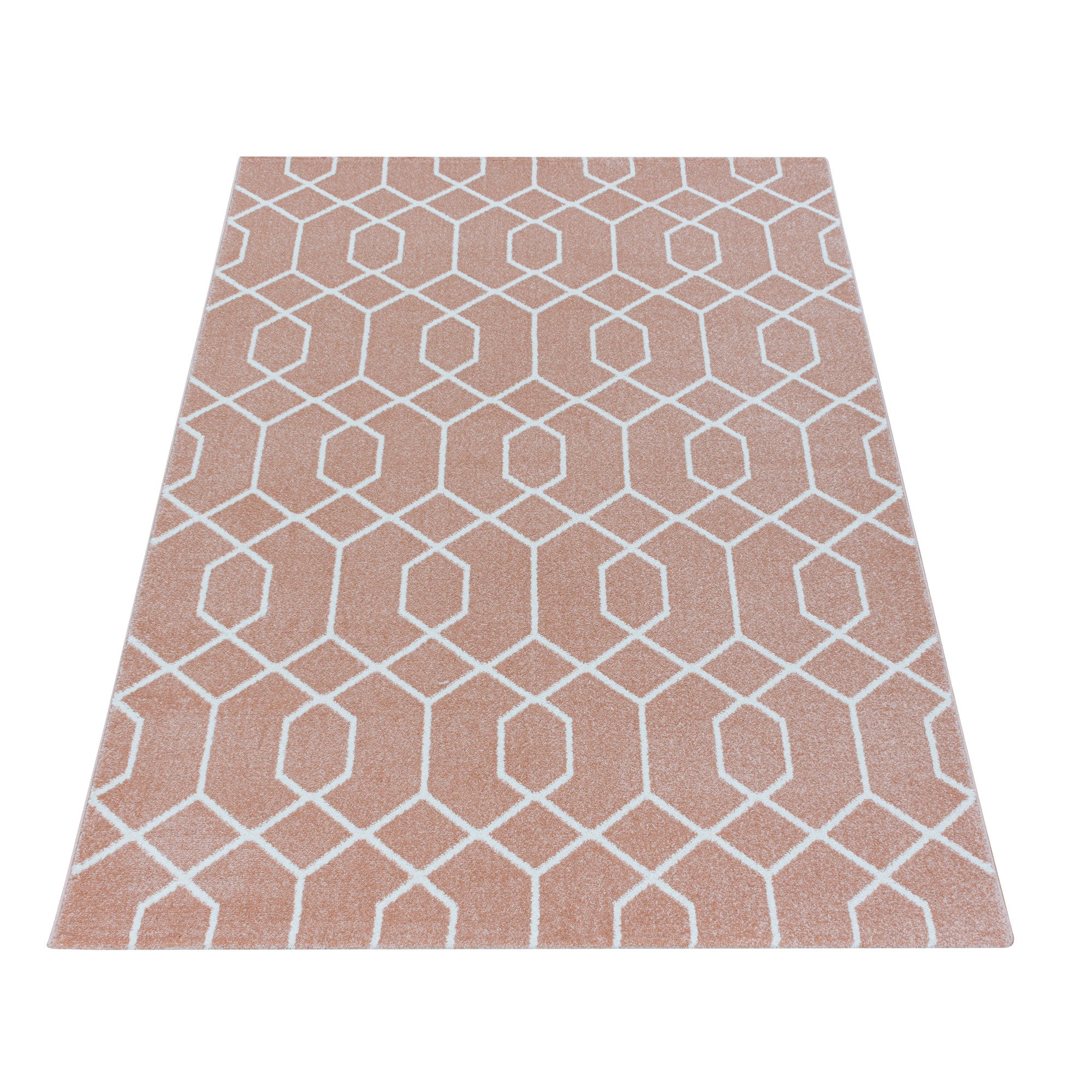 Kurzflor-Teppich lebhaftes geometrisches Design