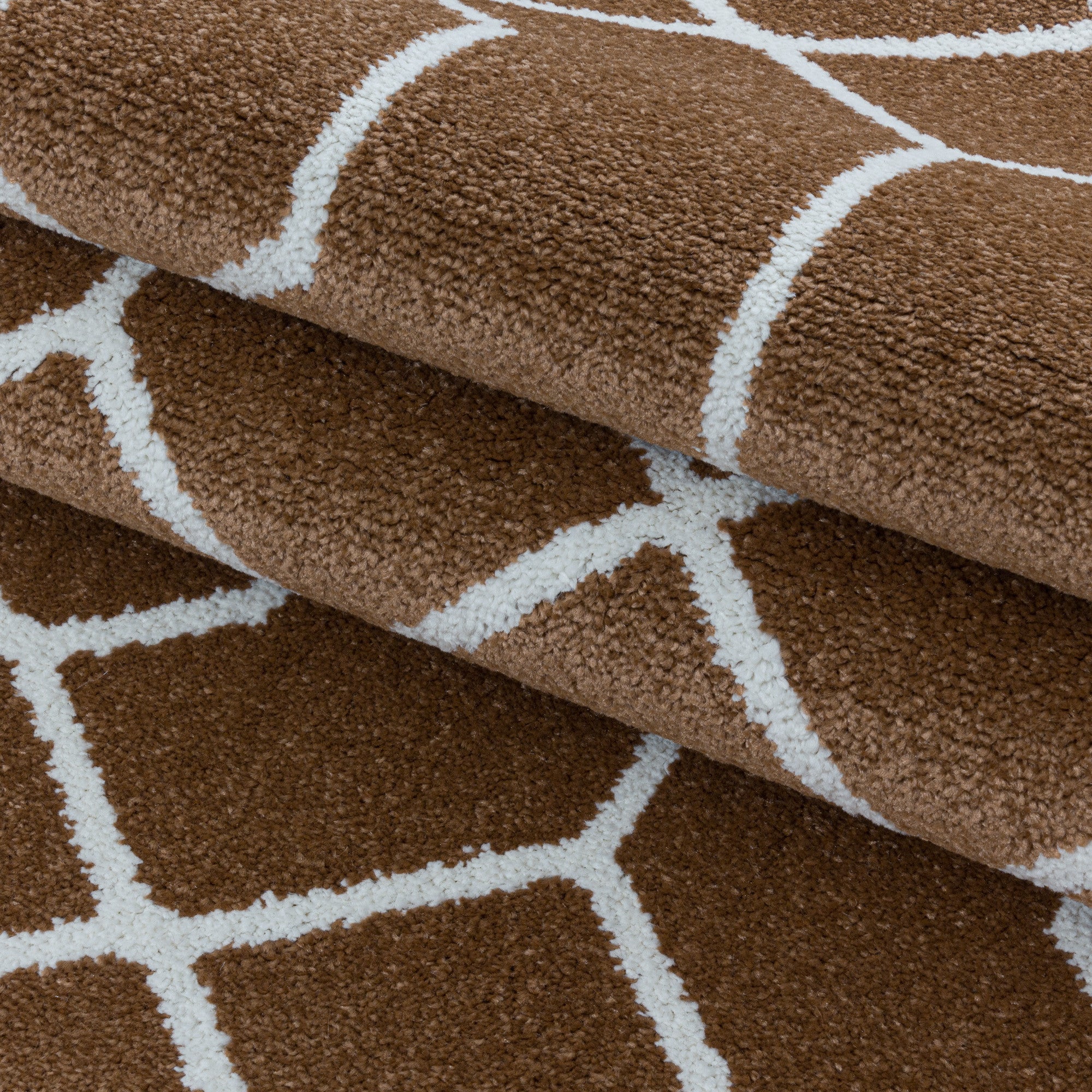 Kurzflor-Teppich lebhaftes geometrisches Design