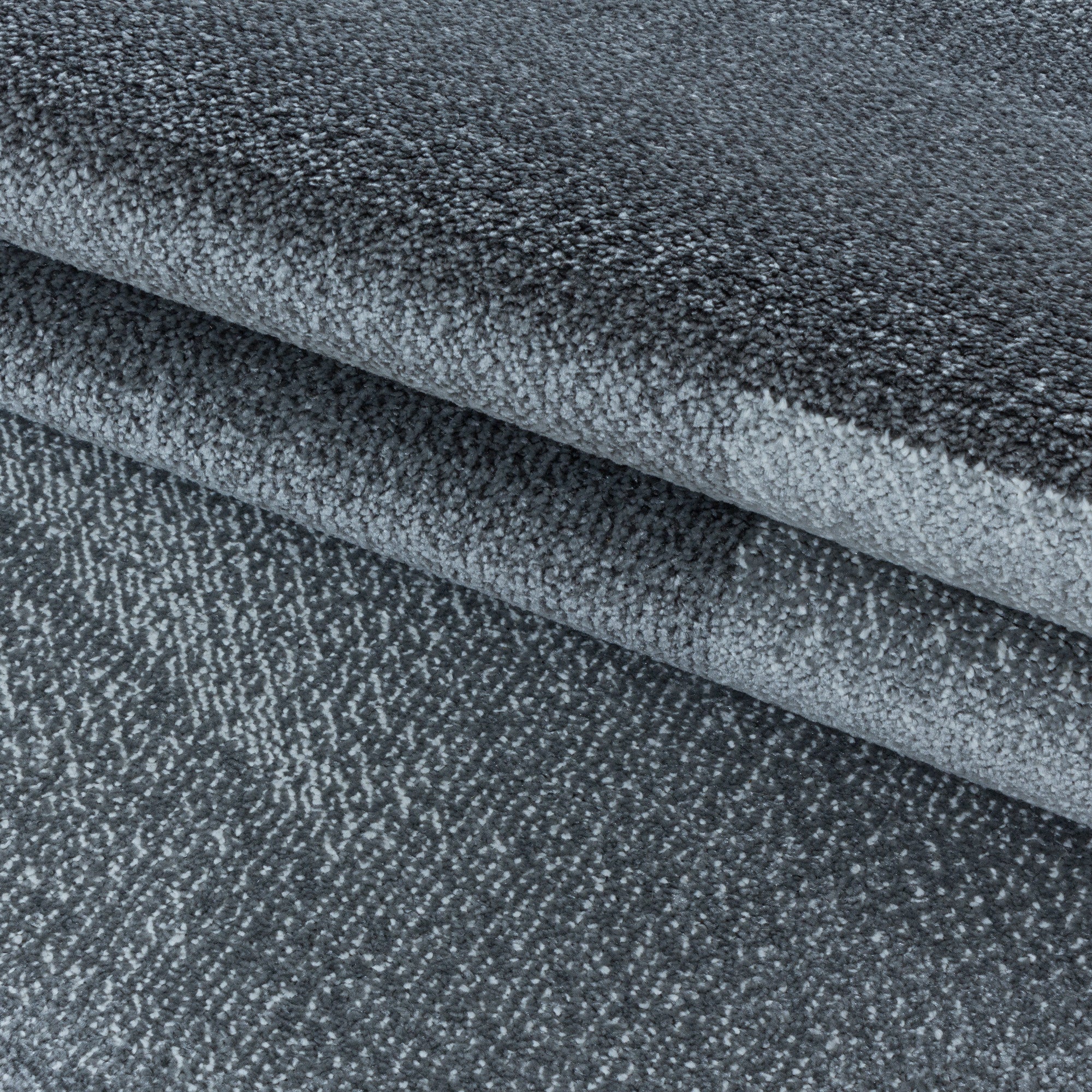 Kurzflor-Teppich modernes kariertes Design diverse Farben