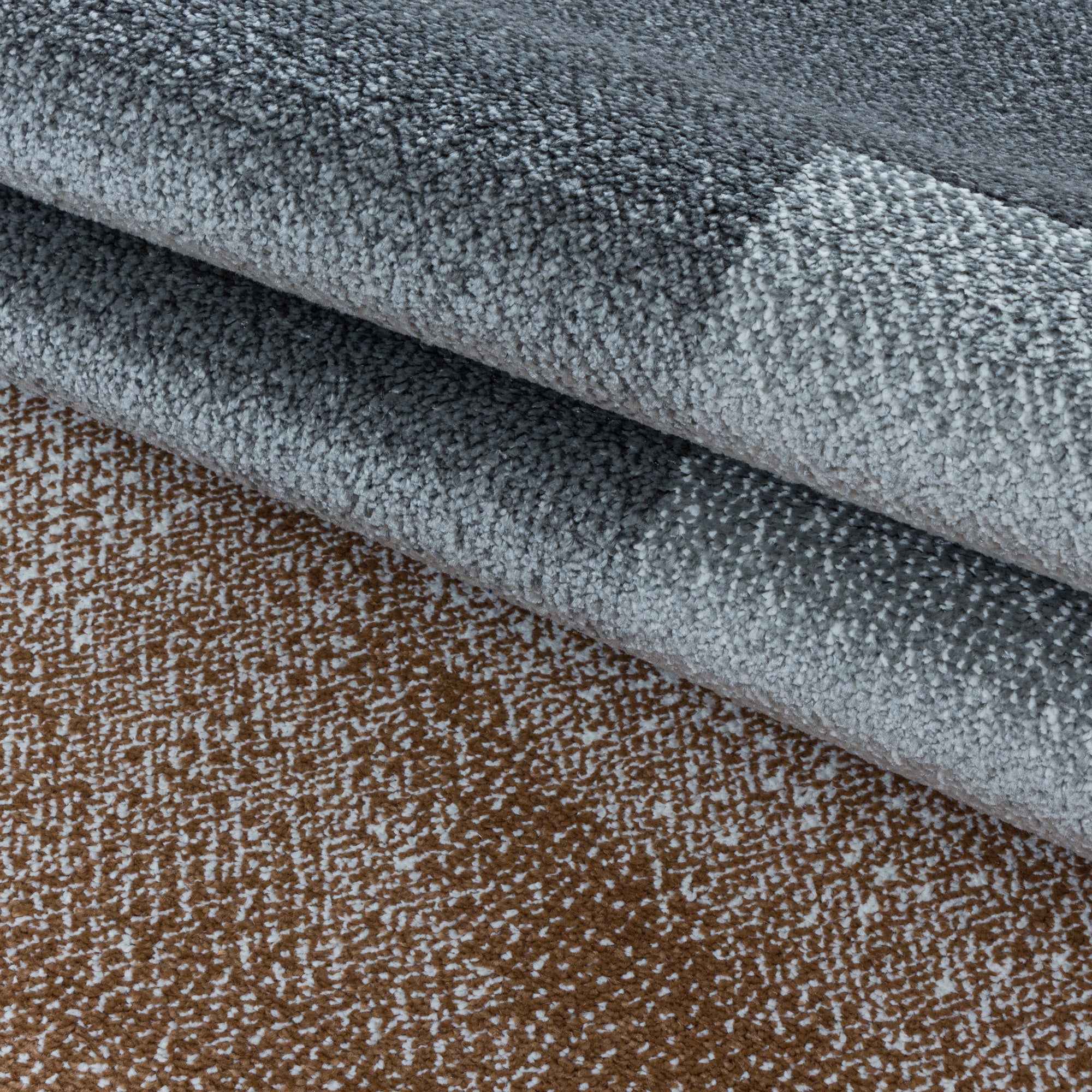 Kurzflor-Teppich modernes kariertes Design diverse Farben