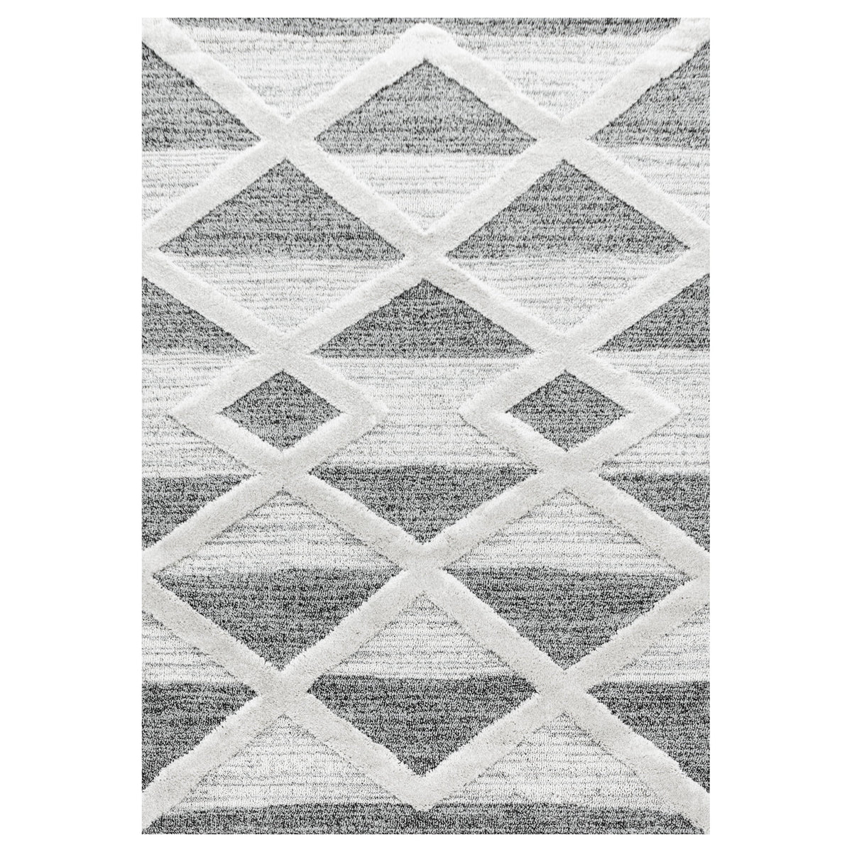Hochflor-Teppich PISA – geometrisches Design