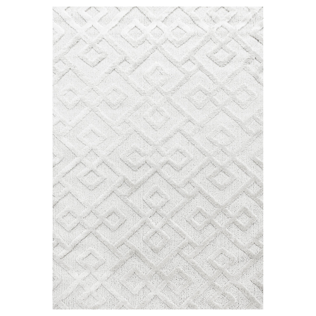 Hochflor-Teppich PISA – geometrisches Design
