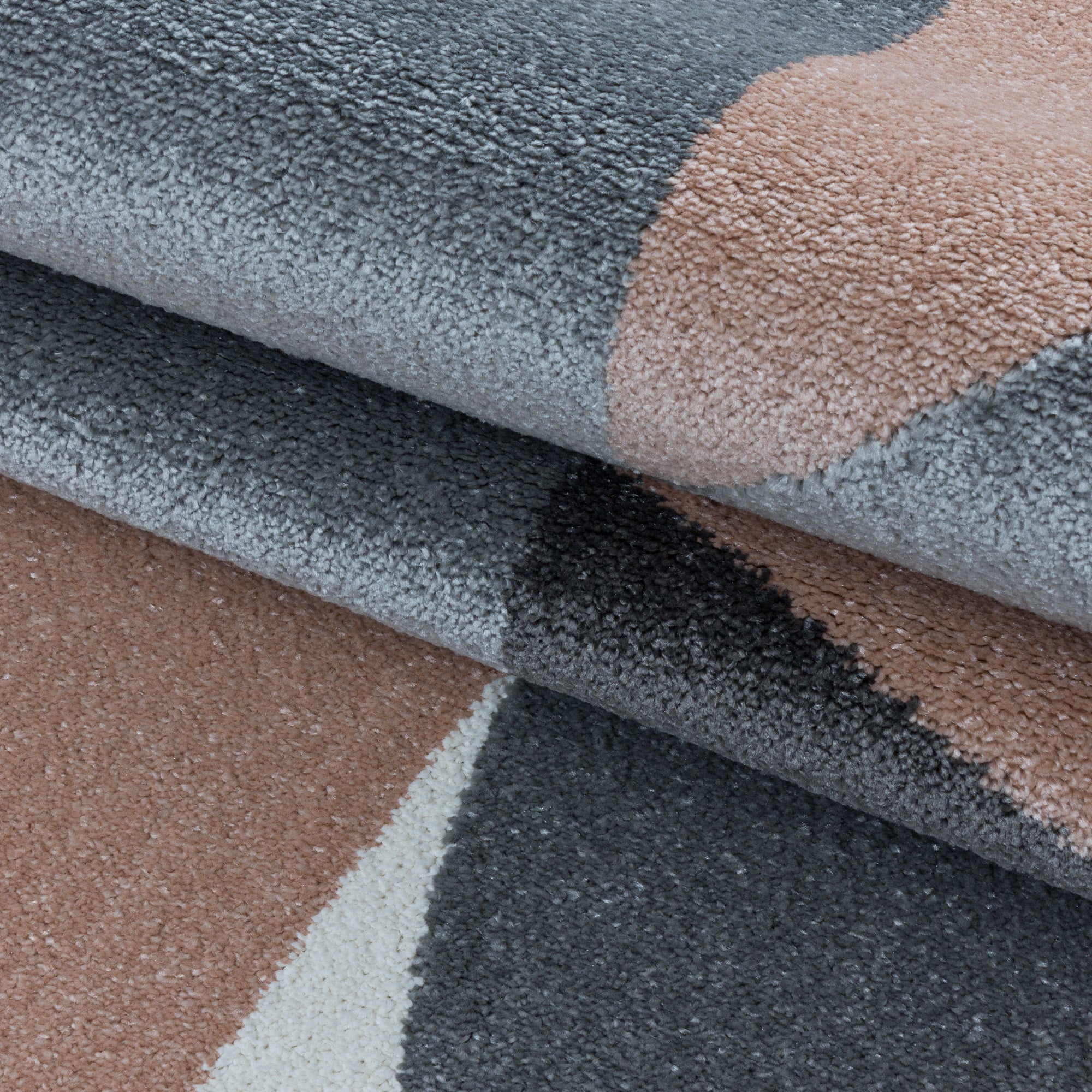 Kurzflor-Teppich futuristisches Design in vielen Farben