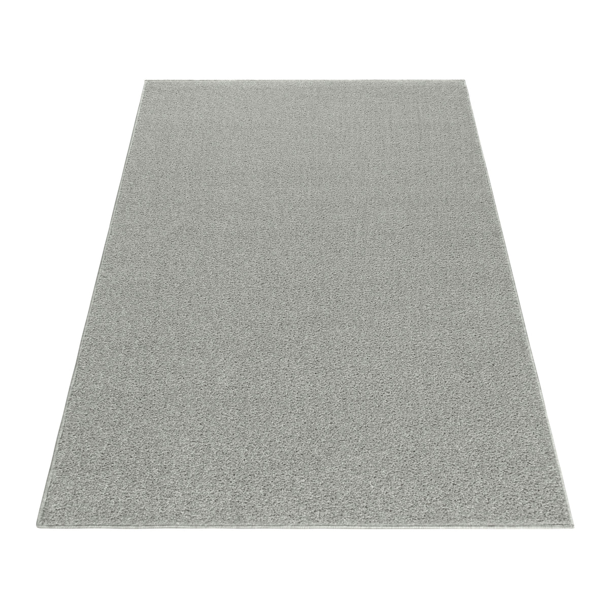 Kurzflor-Teppich einfarbig geschmackvoll und komfortabel