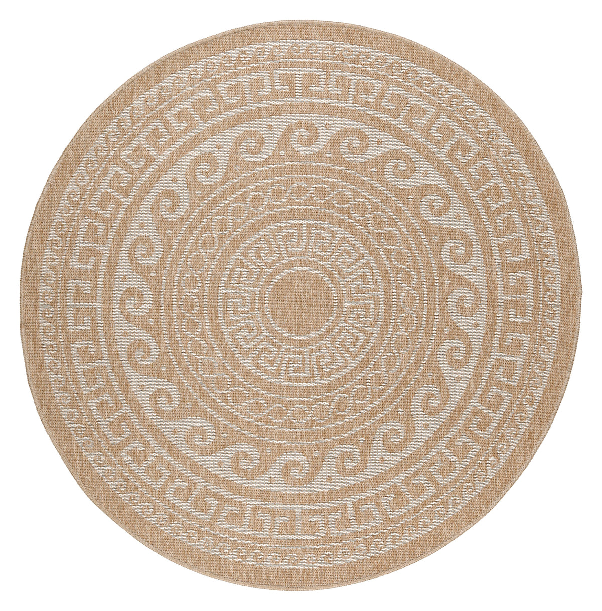 Design 0887 Beige Rund