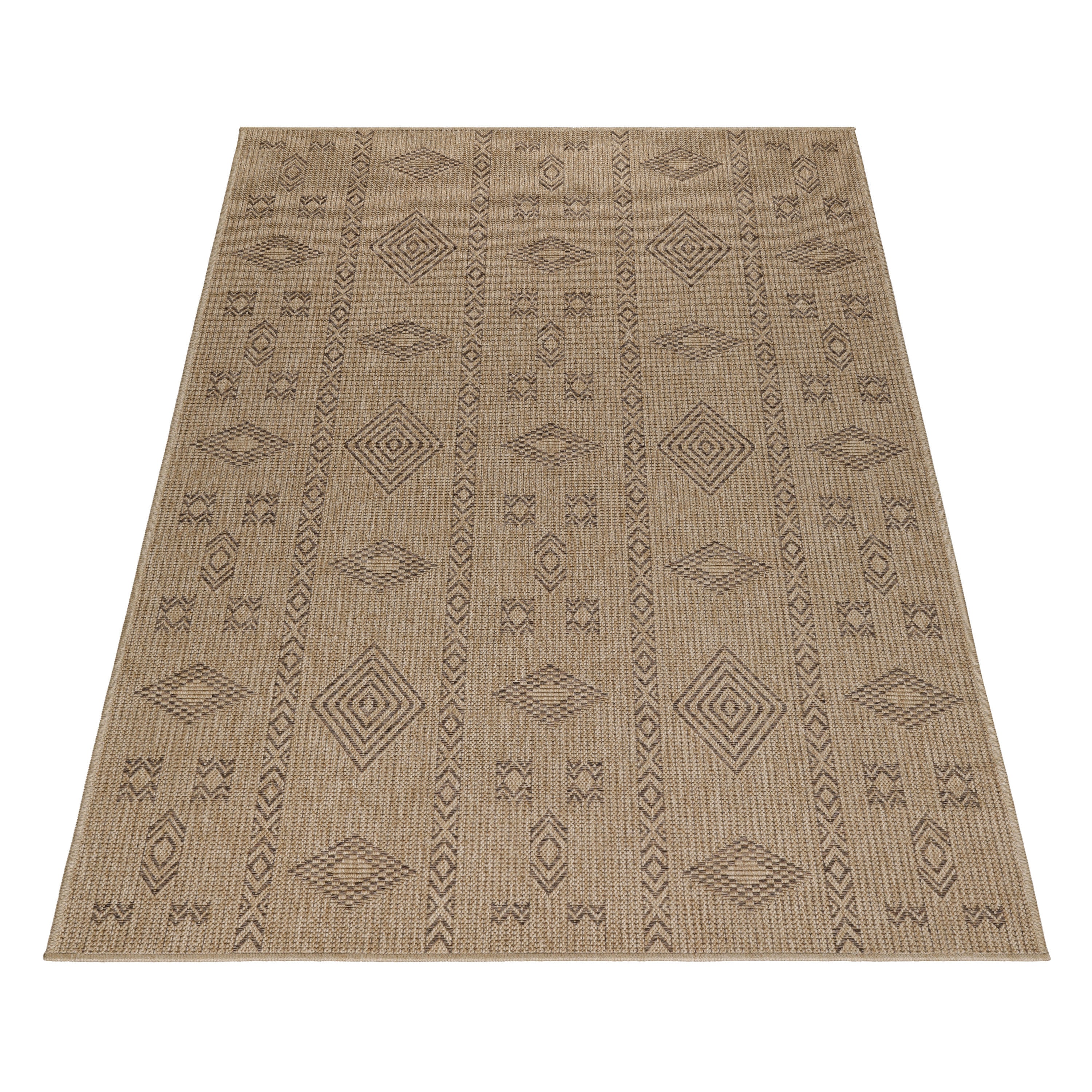Outdoor-Teppich: inspirierend mit frischen Mustern