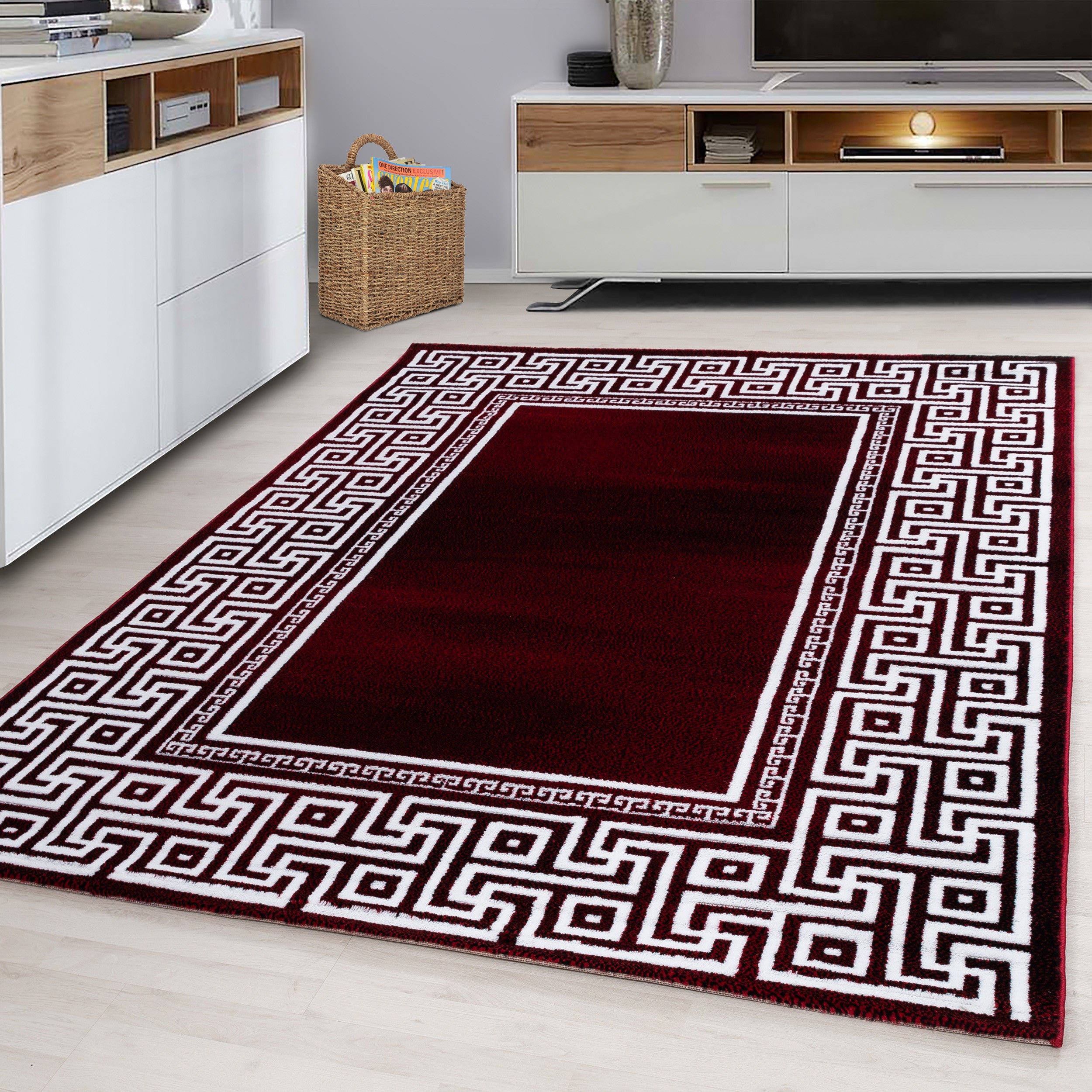 Kurzflor-Teppich Ideal für Wohnzimmer und Schlafzimmer