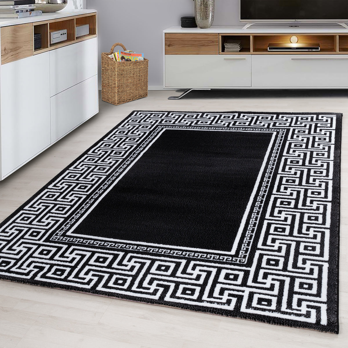 Design 9340 Schwarz Rechteckig
