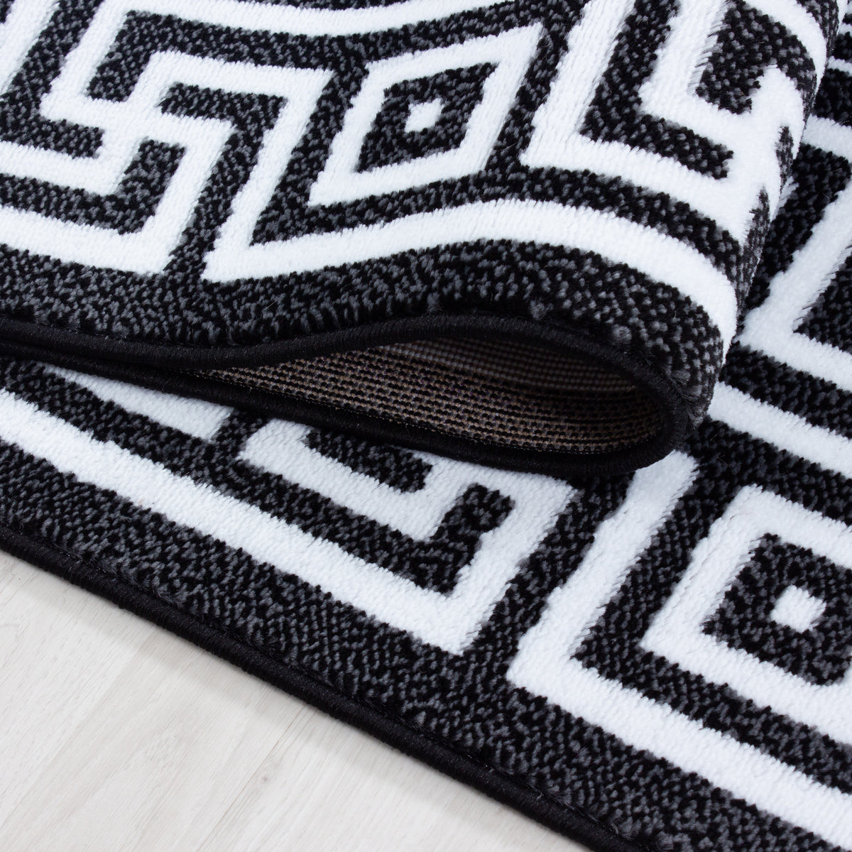 Design 9340 Schwarz Rechteckig
