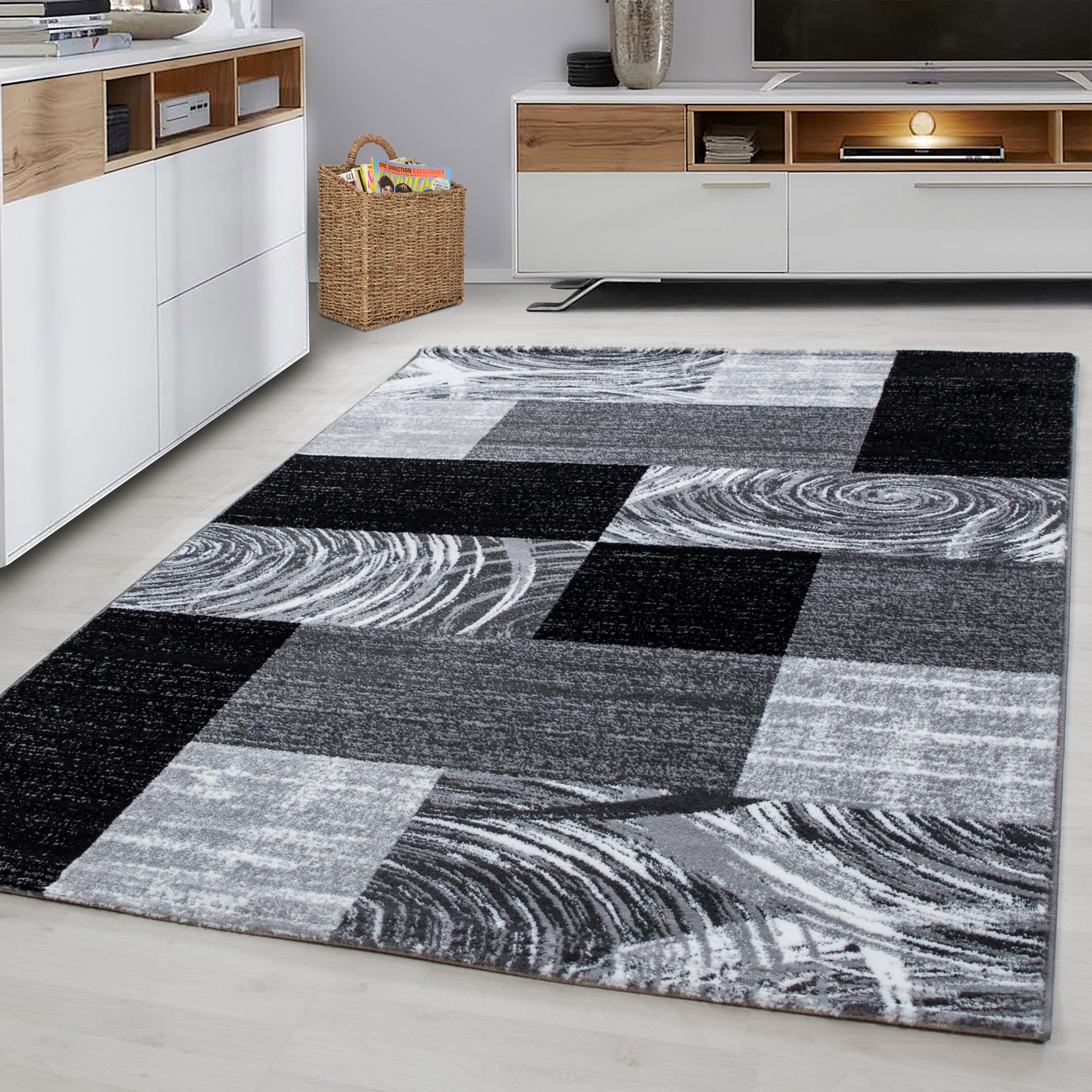 Design 9220 Schwarz Rechteckig