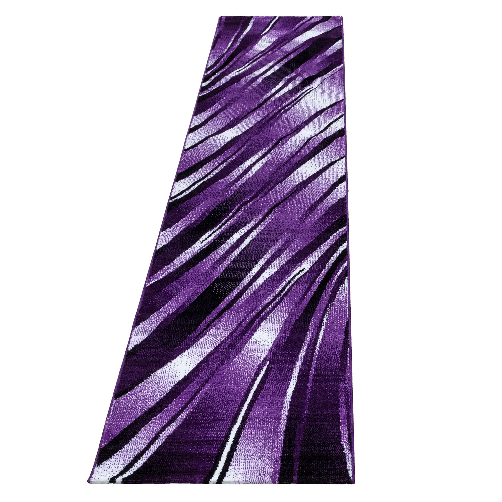 Kurzflor-Teppich in einzigartigem künstlerischem Wellen Design