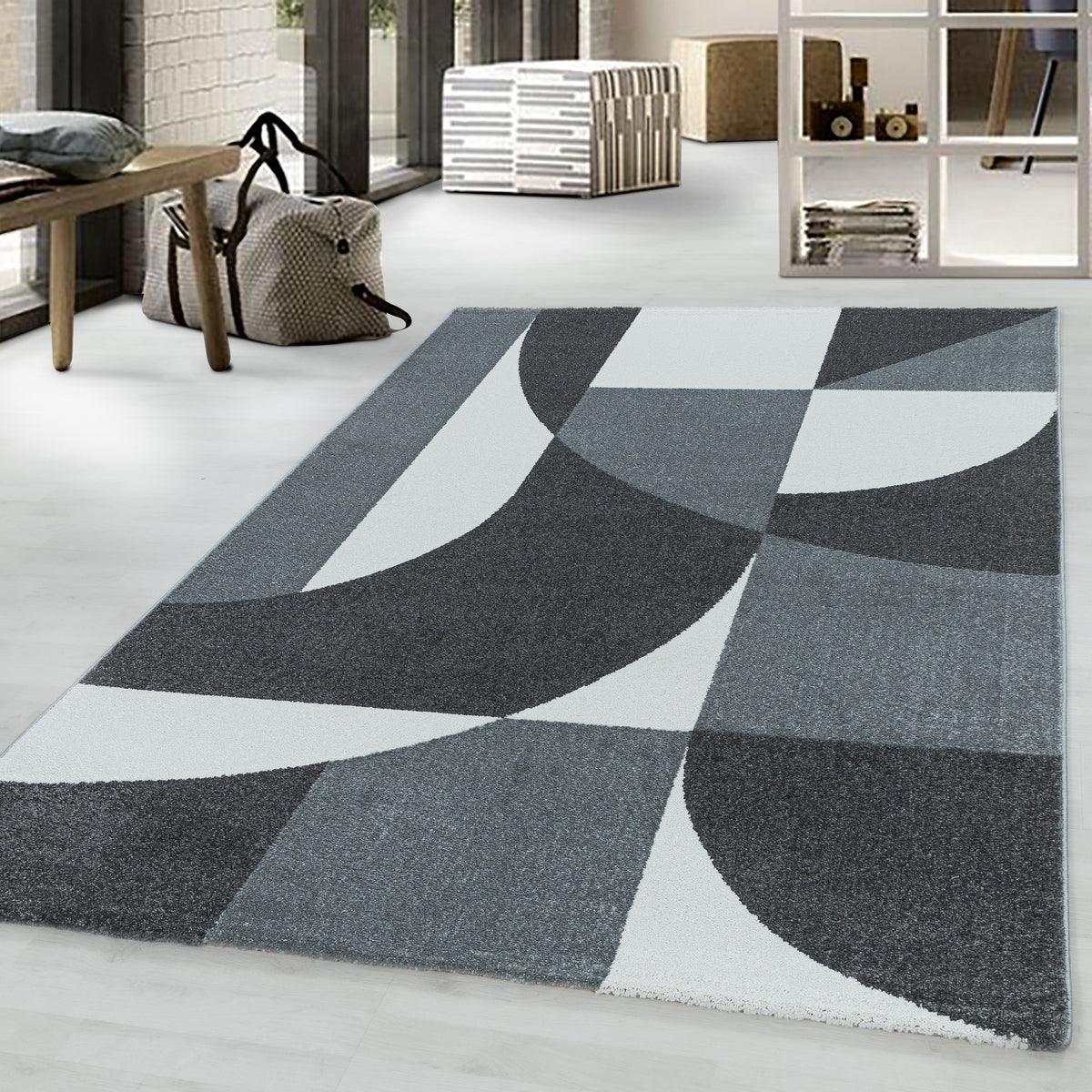 Design 3711 Grau Rechteckig