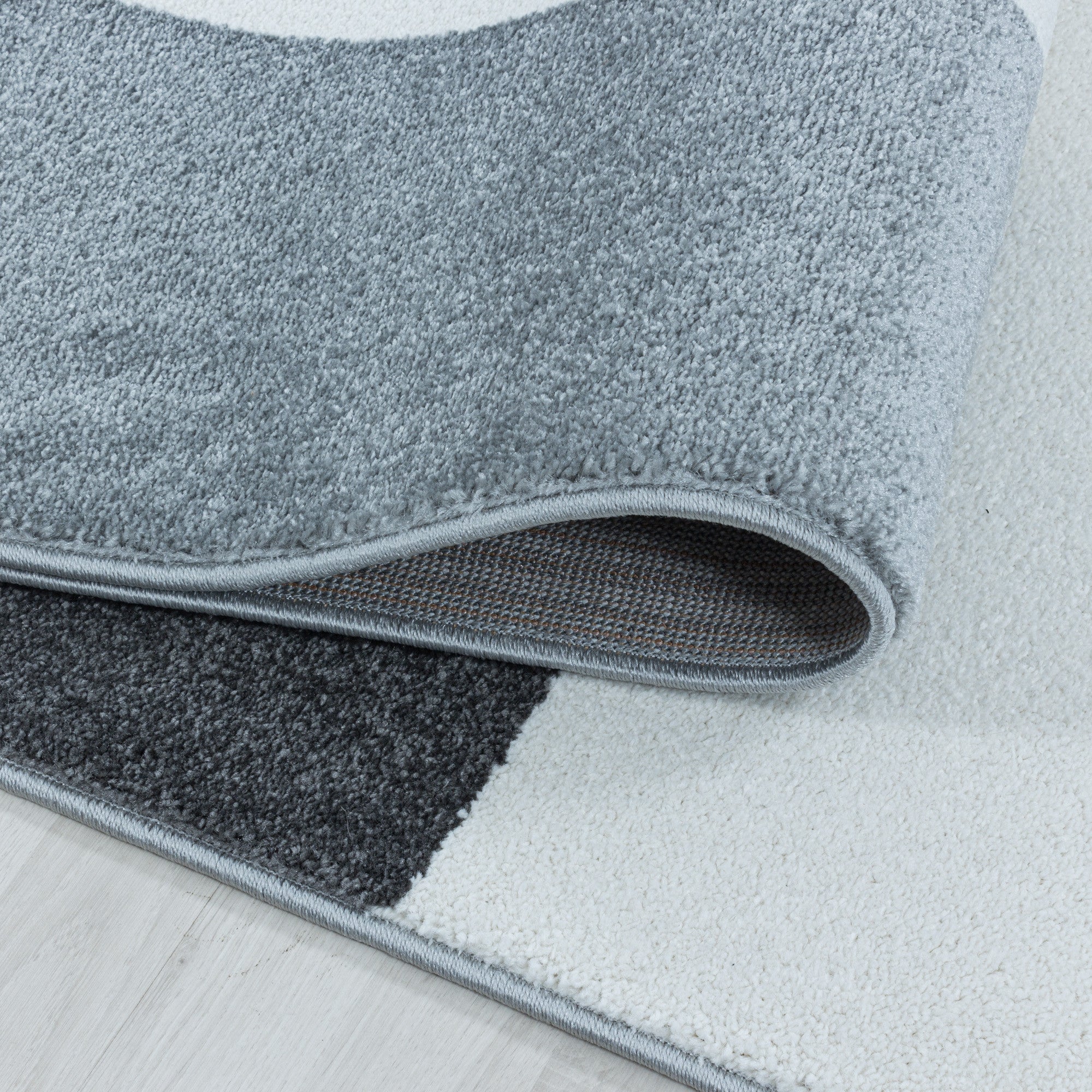 Kurzflor-Teppich futuristisches Design in vielen Farben