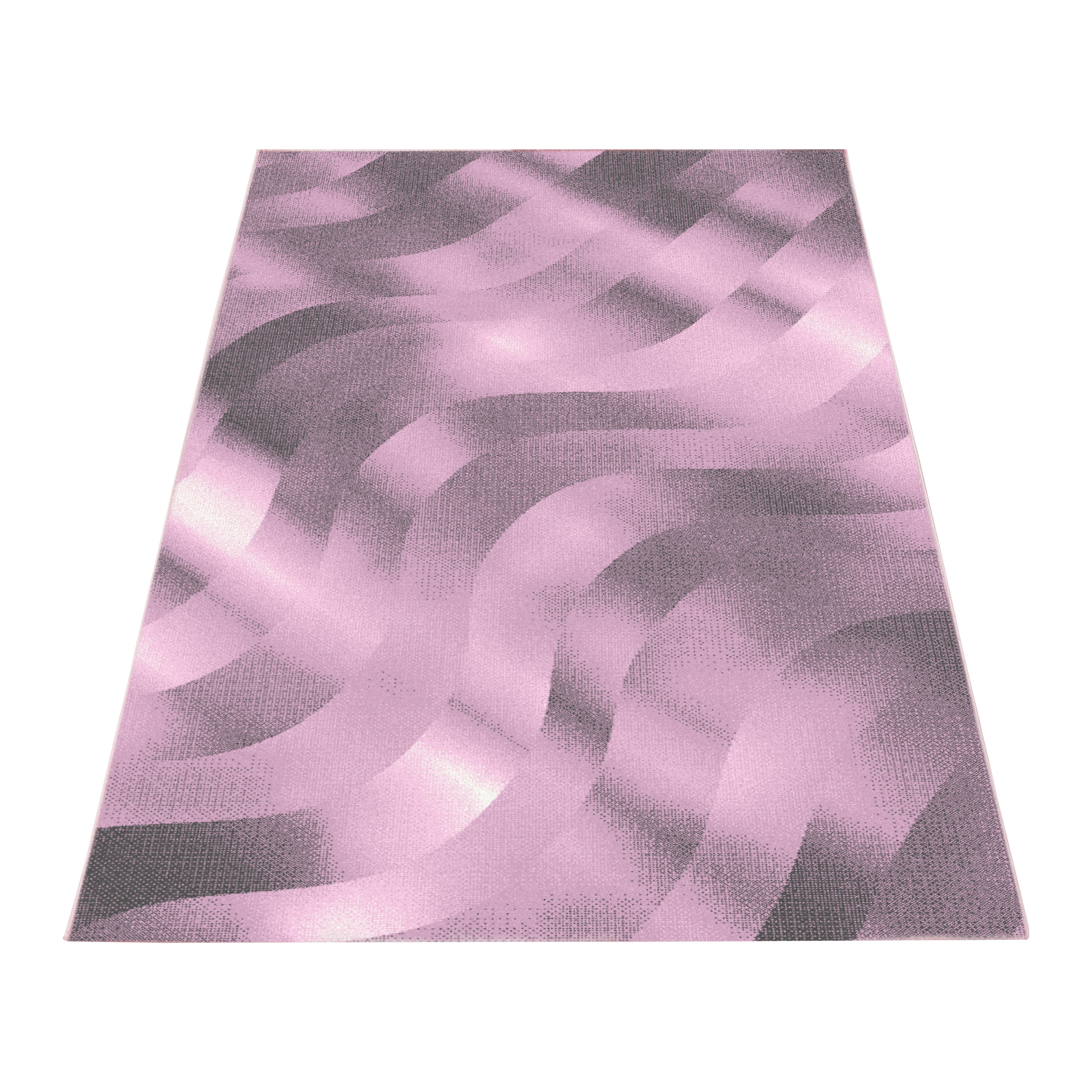 Kurzflor-Teppich im eleganten zeitgenössischen Abstraktlook