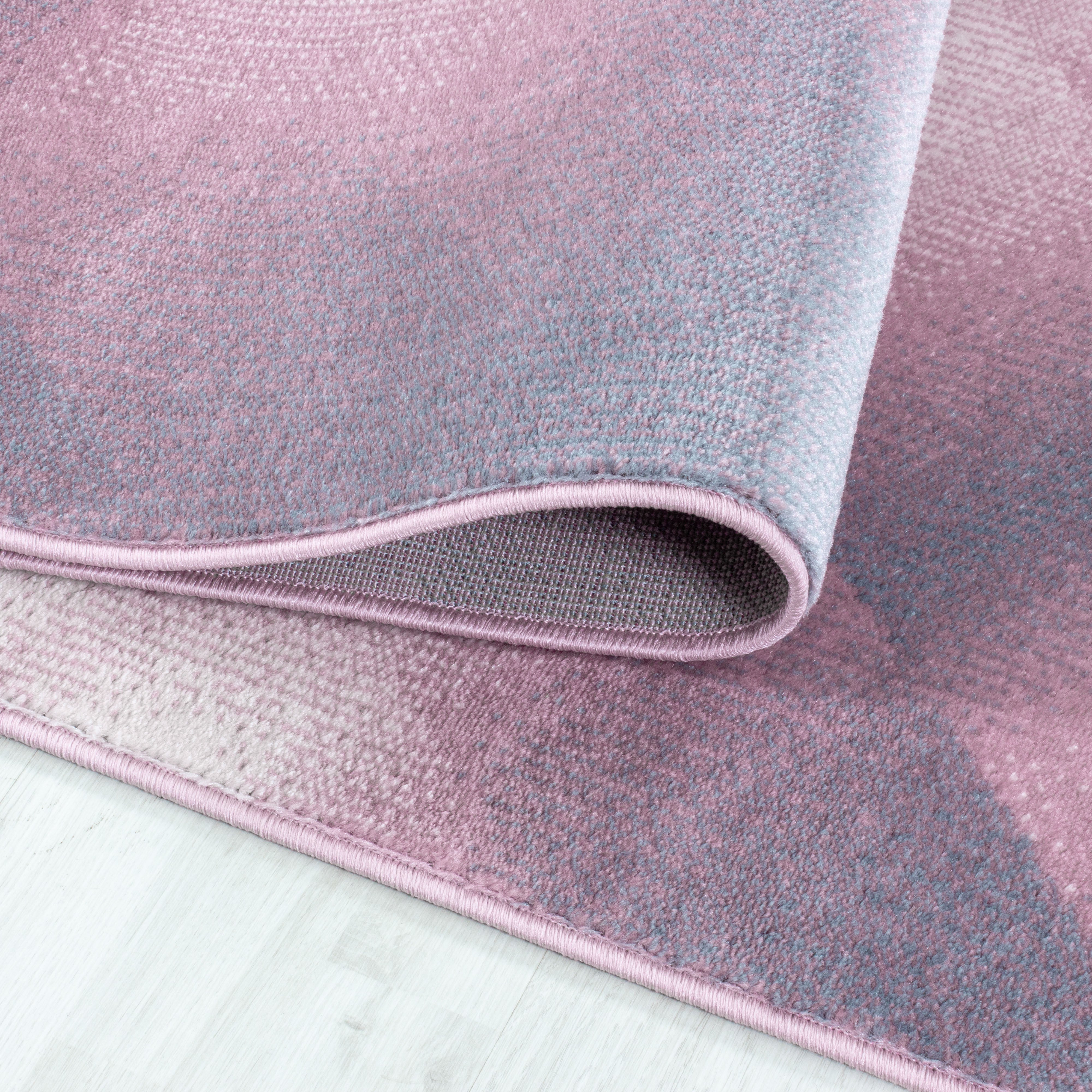Kurzflor-Teppich im eleganten zeitgenössischen Abstraktlook