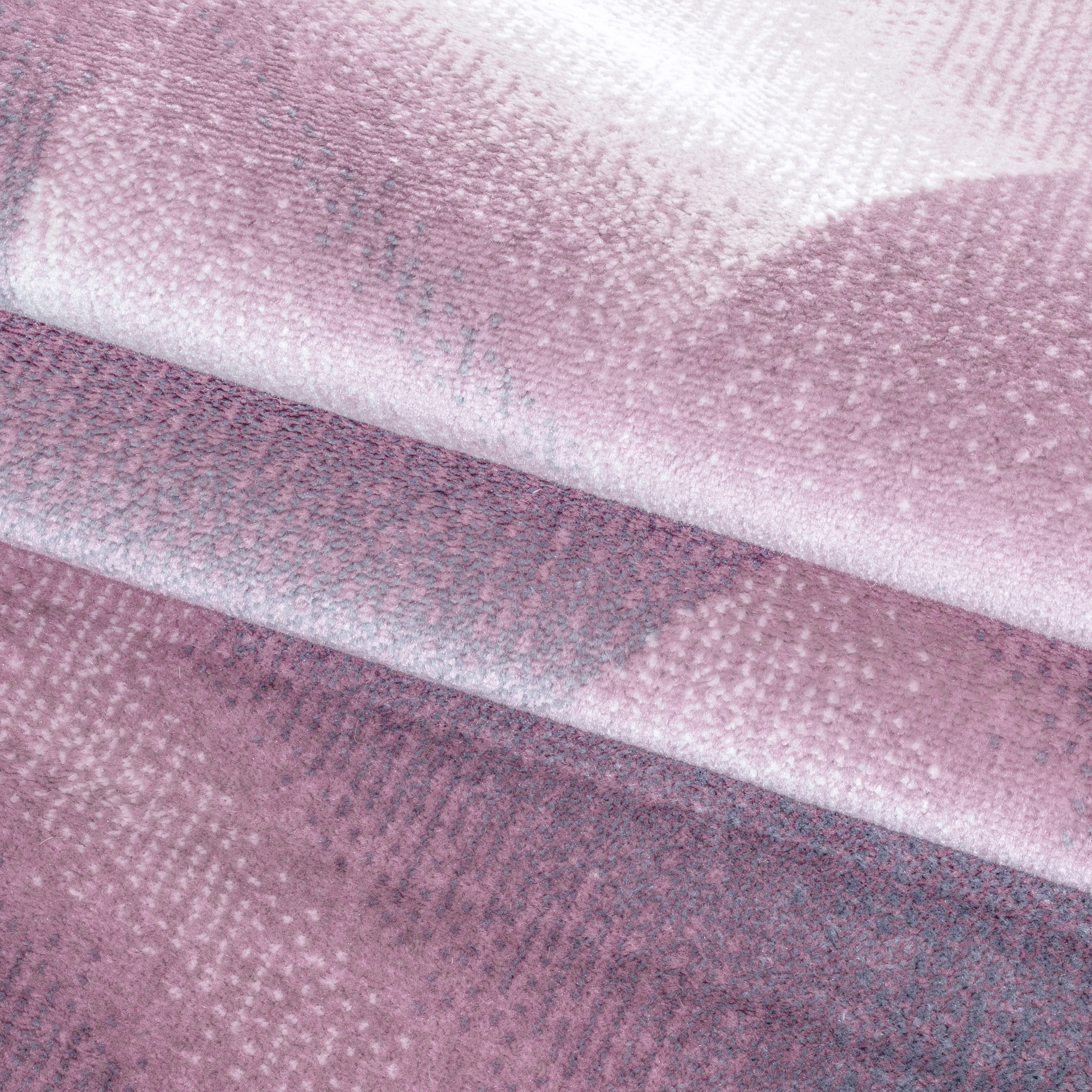 Kurzflor-Teppich im eleganten zeitgenössischen Abstraktlook