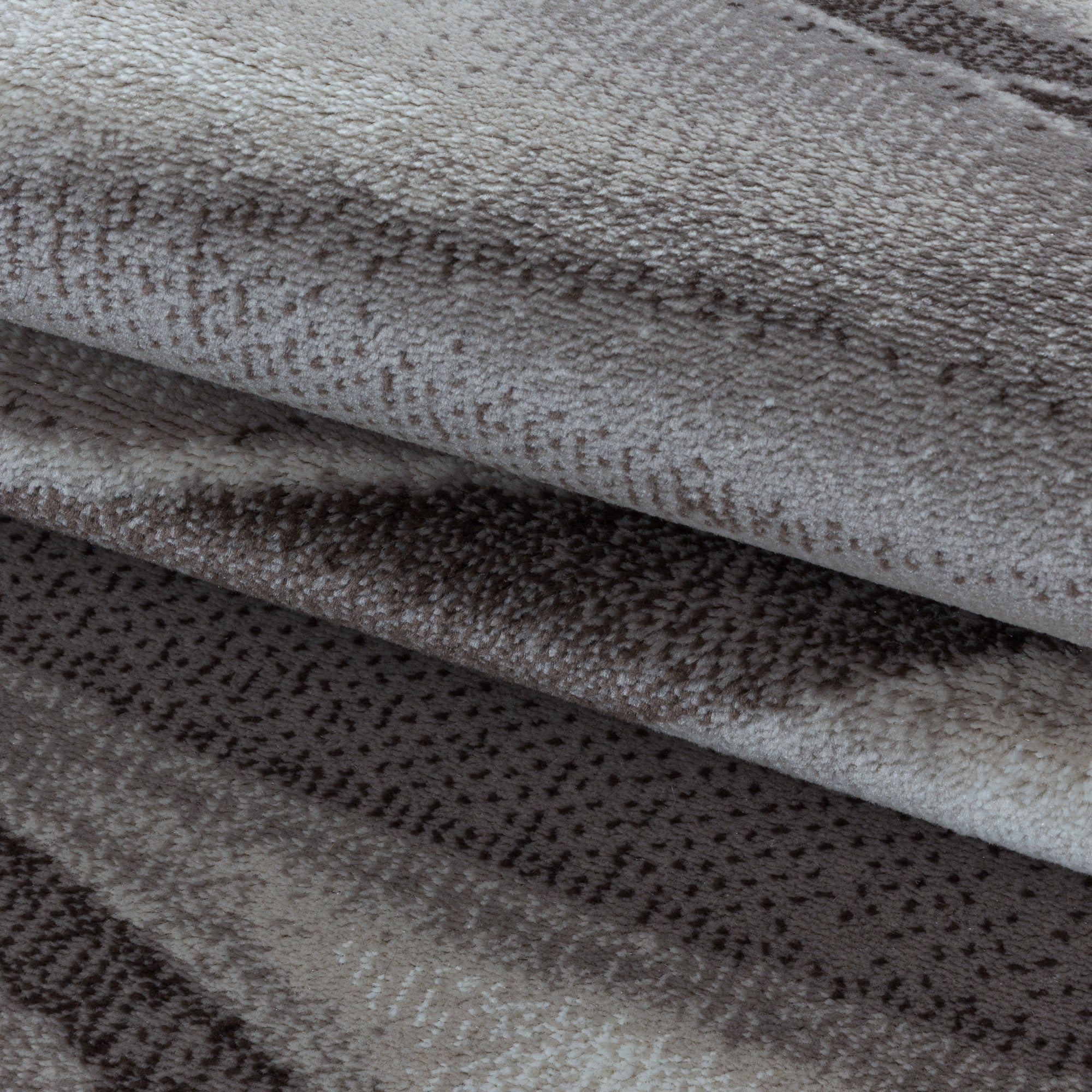 Kurzflor-Teppich im Wellen Design: elegant und gemütlich