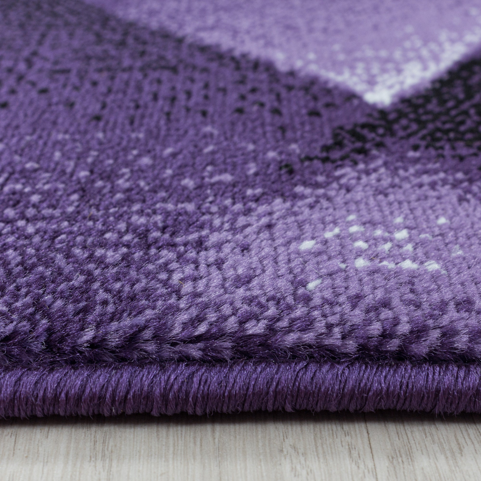 Kurzflor-Teppich für Wohnzimmer abstraktes Design