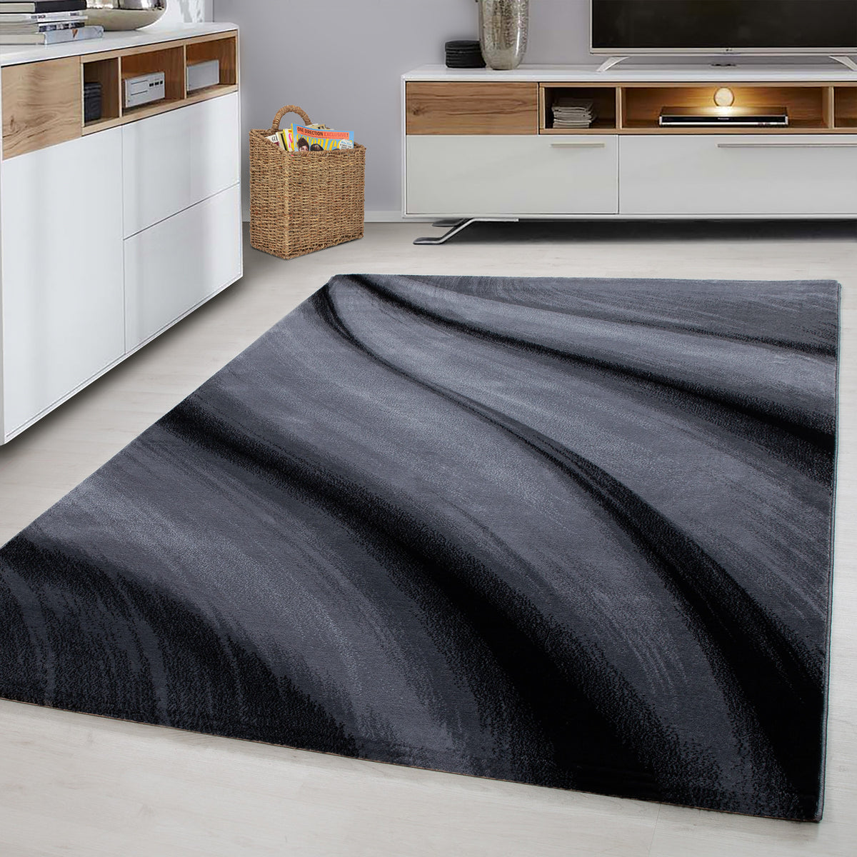 Design 6630 Schwarz Rechteckig