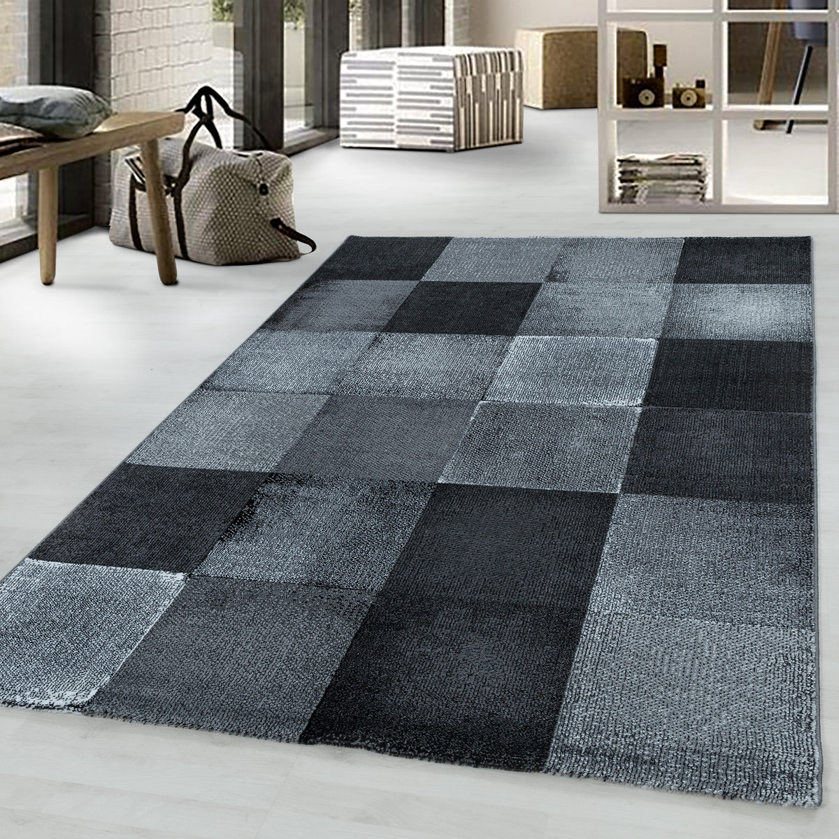 Design 3526 Schwarz Rechteckig