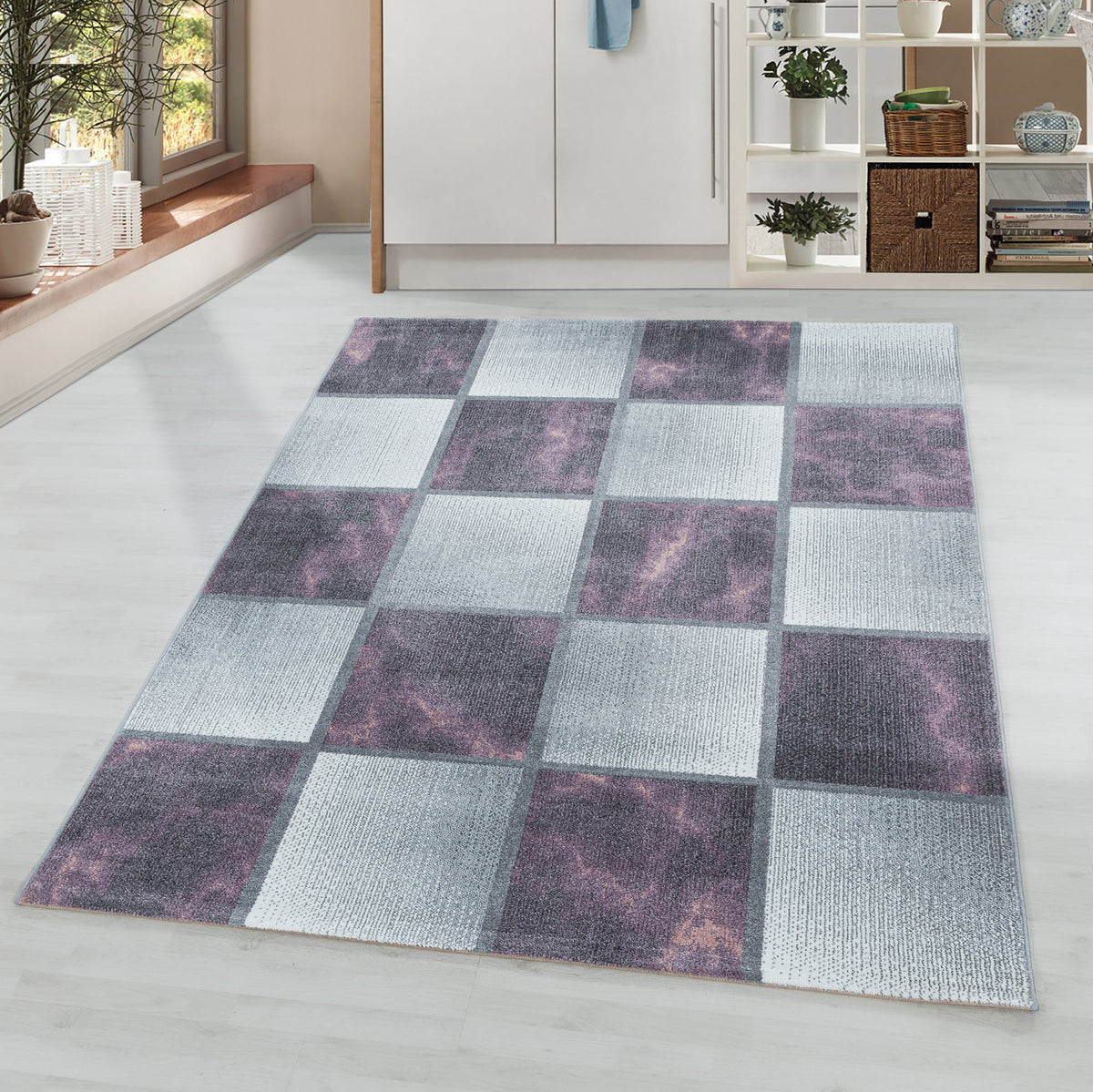 Design 4201 Lila Rechteckig