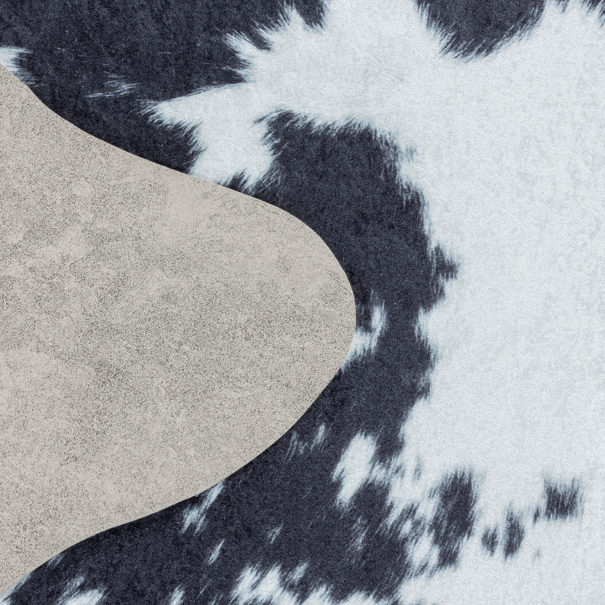 Design 4114 Schwarz Rechteckig