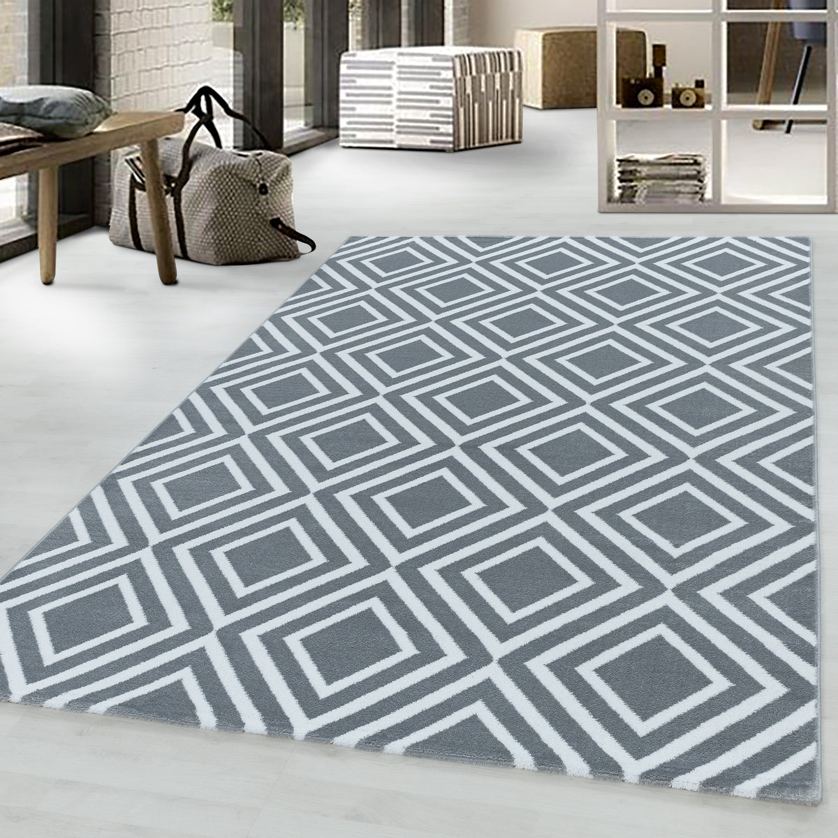 Design 3525 Grau Rechteckig