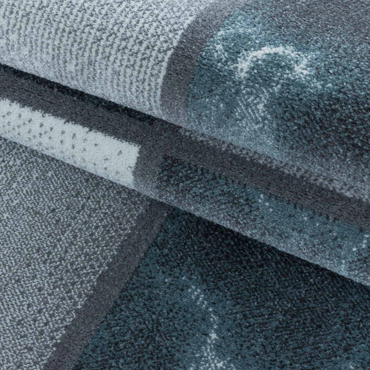 Design 4201 Blau Rechteckig