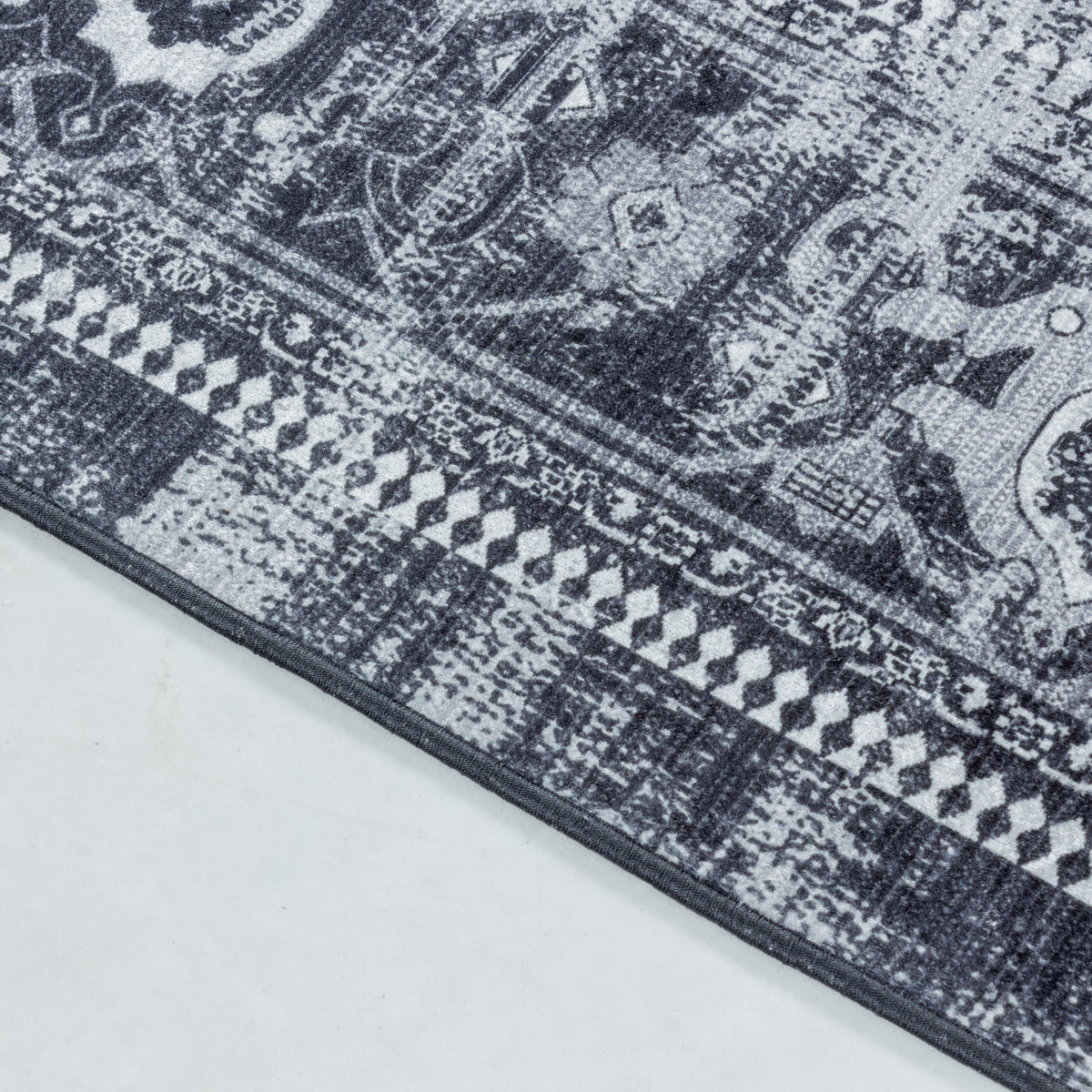 Design 4301 Schwarz Rechteckig