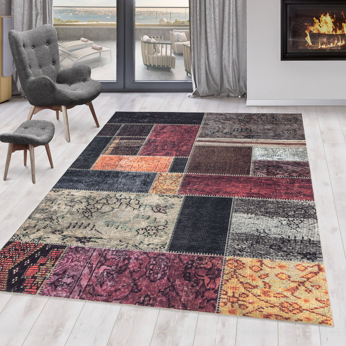 Design 4302 Multicolor Rechteckig