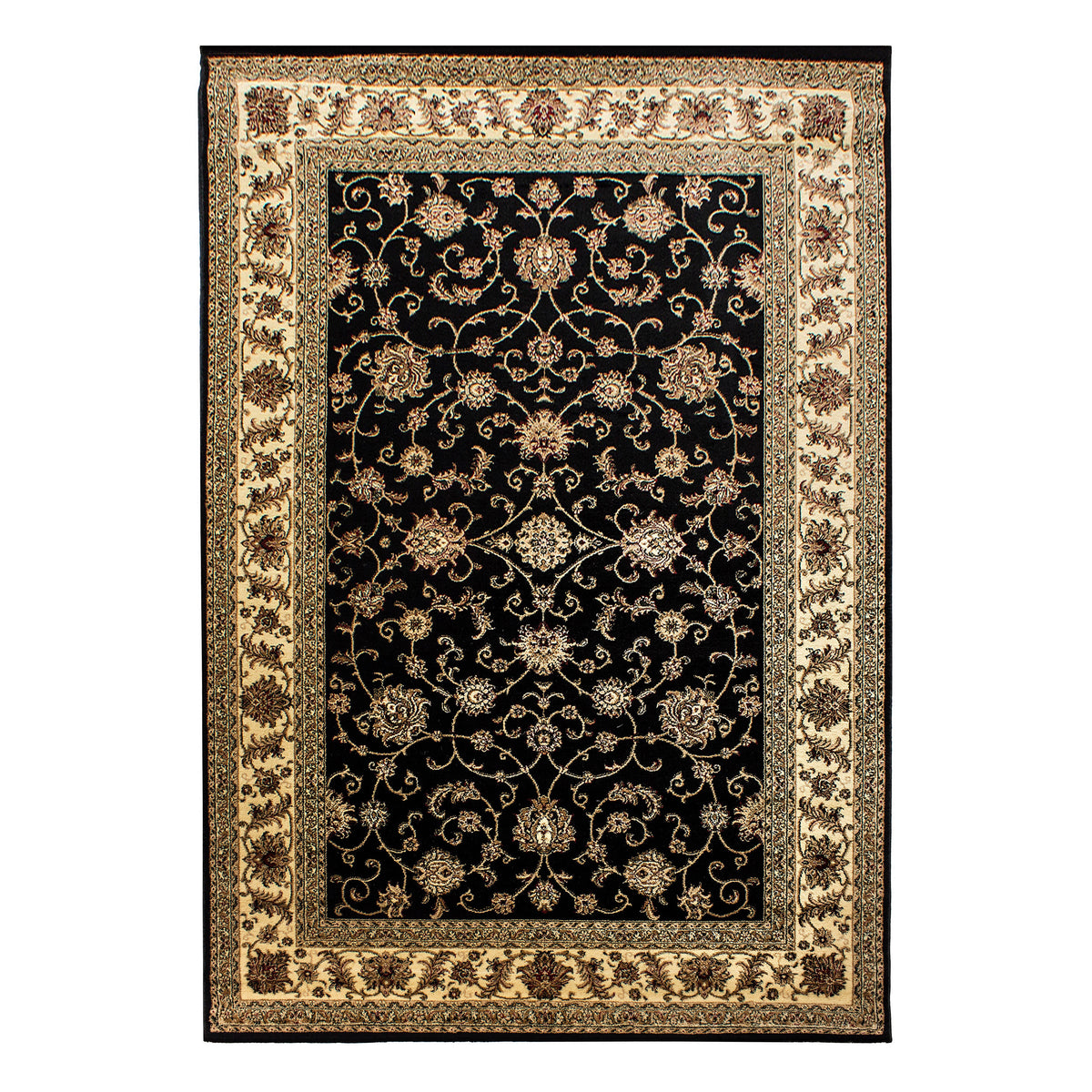 Design 0210 Schwarz Rechteckig