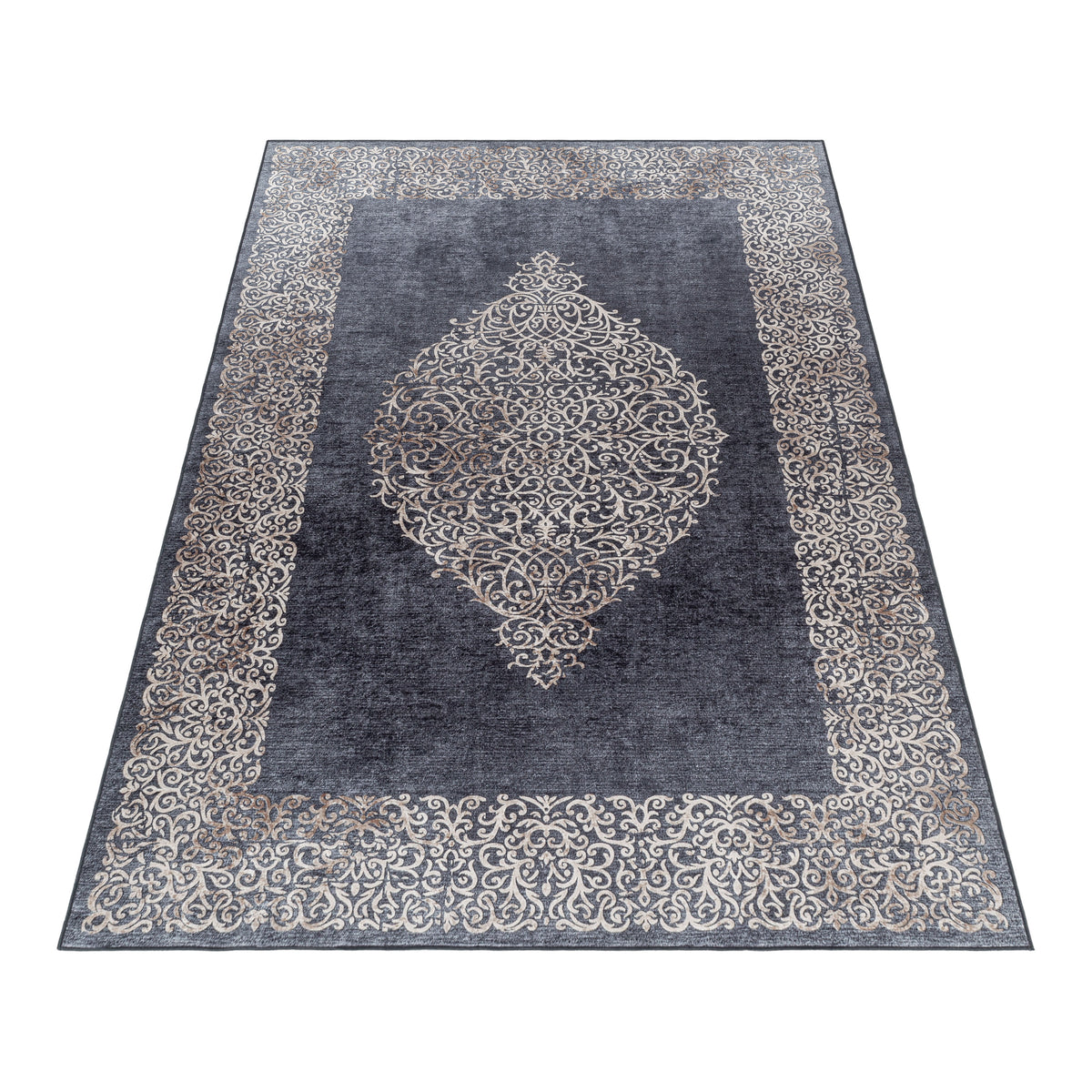 Design 4303 Schwarz Rechteckig
