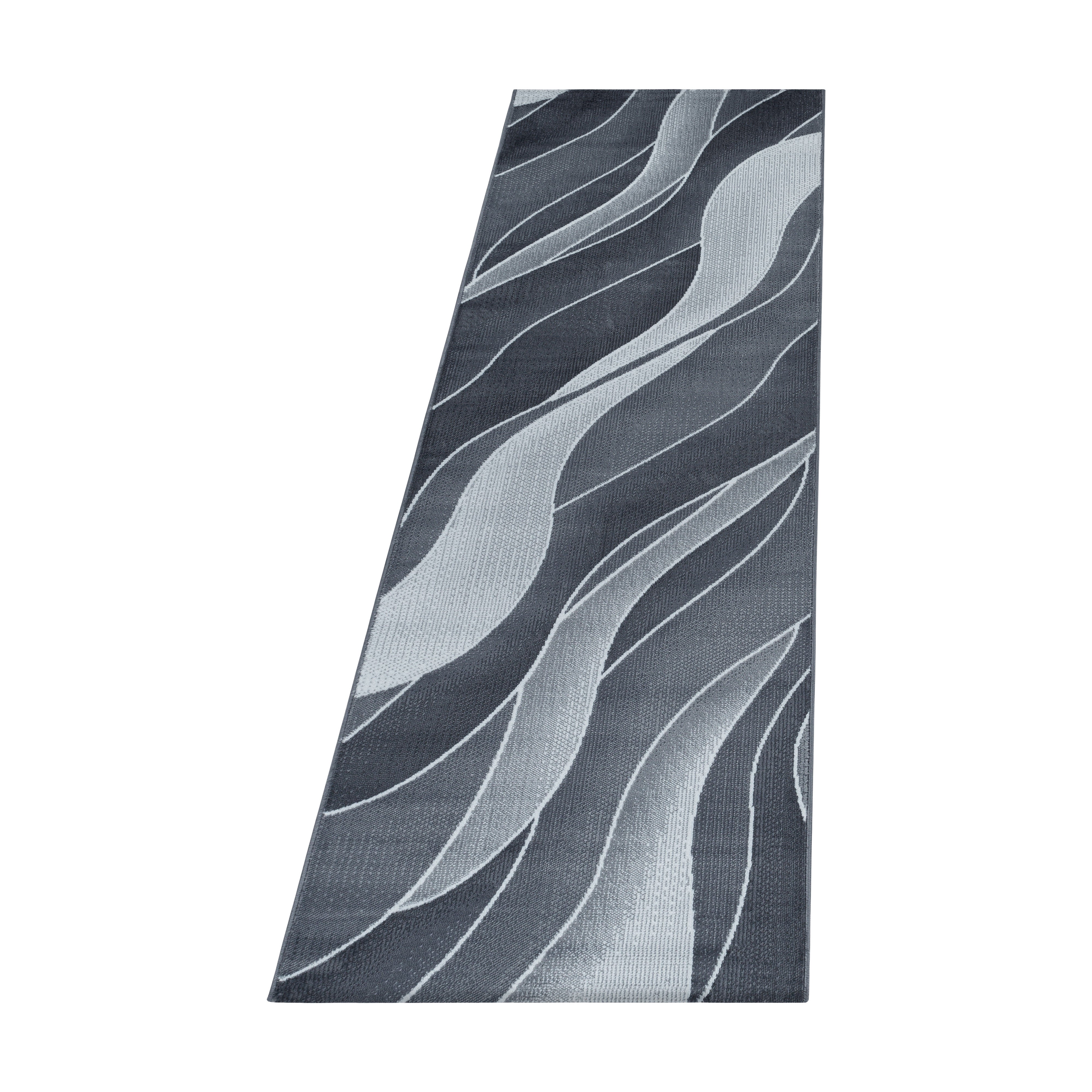 Kurzflor-Teppich im Wellen Design: dynamisch und weich