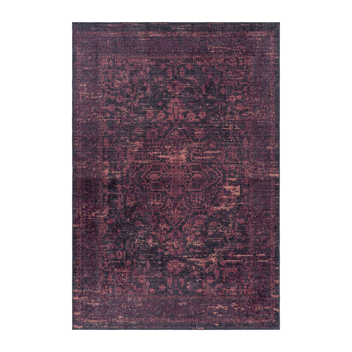 Waschbarer Teppich FIESTA – Vintage-Design