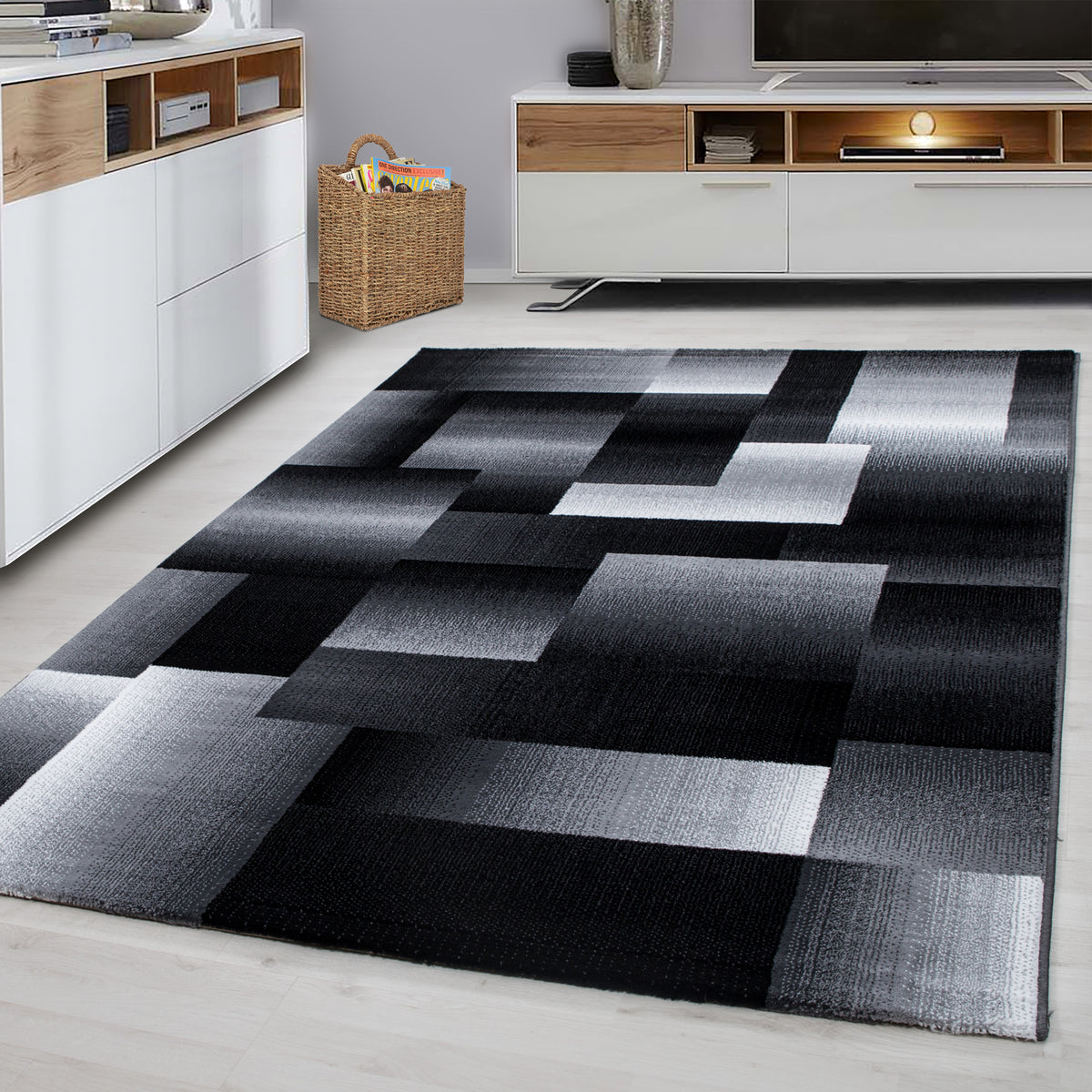 Design 6560 Schwarz Rechteckig