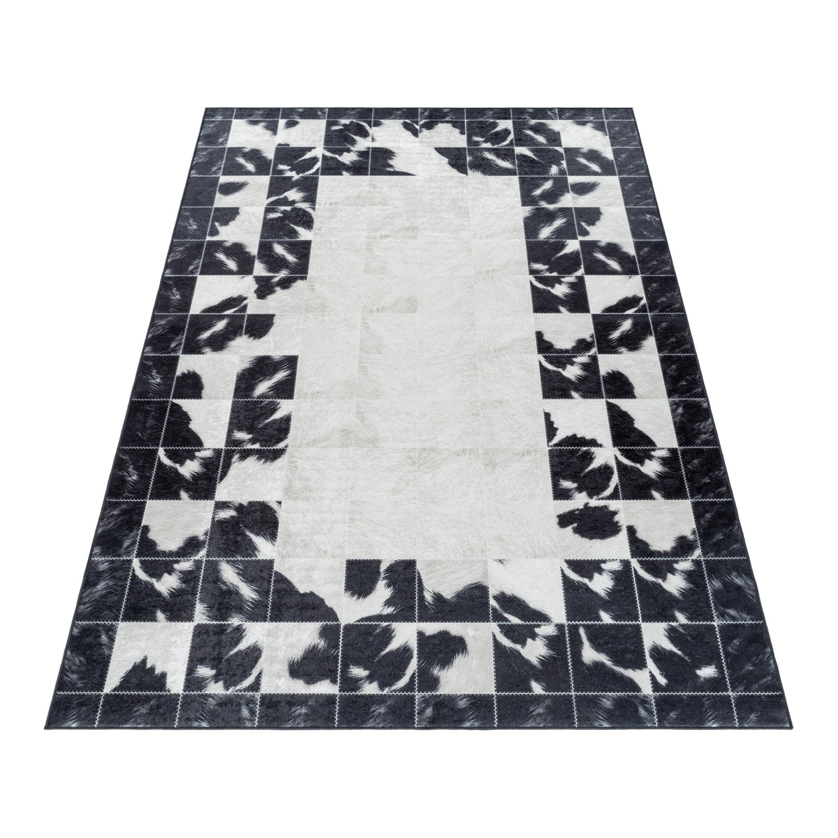 Design 4307 Schwarz Rechteckig