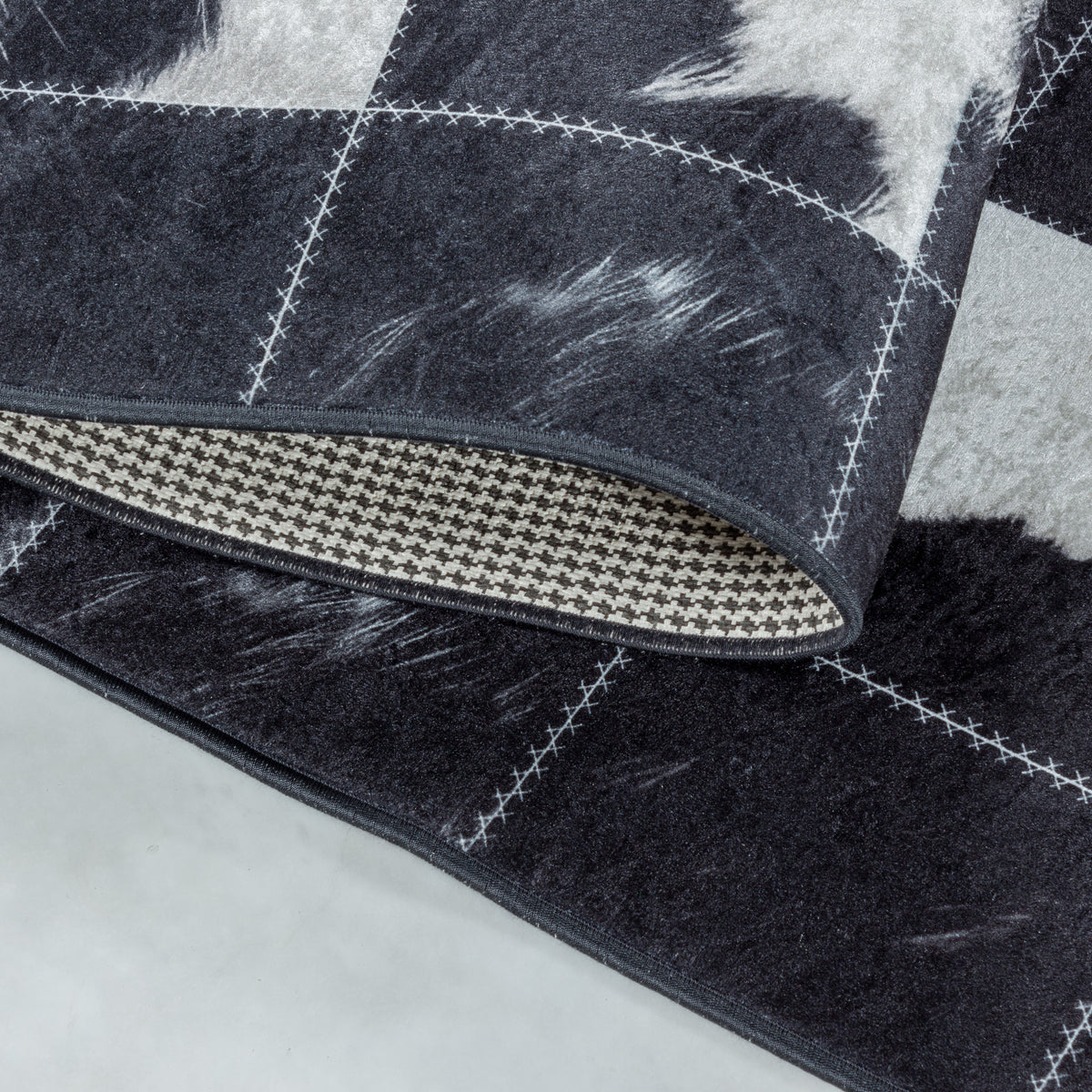 Design 4307 Schwarz Rechteckig